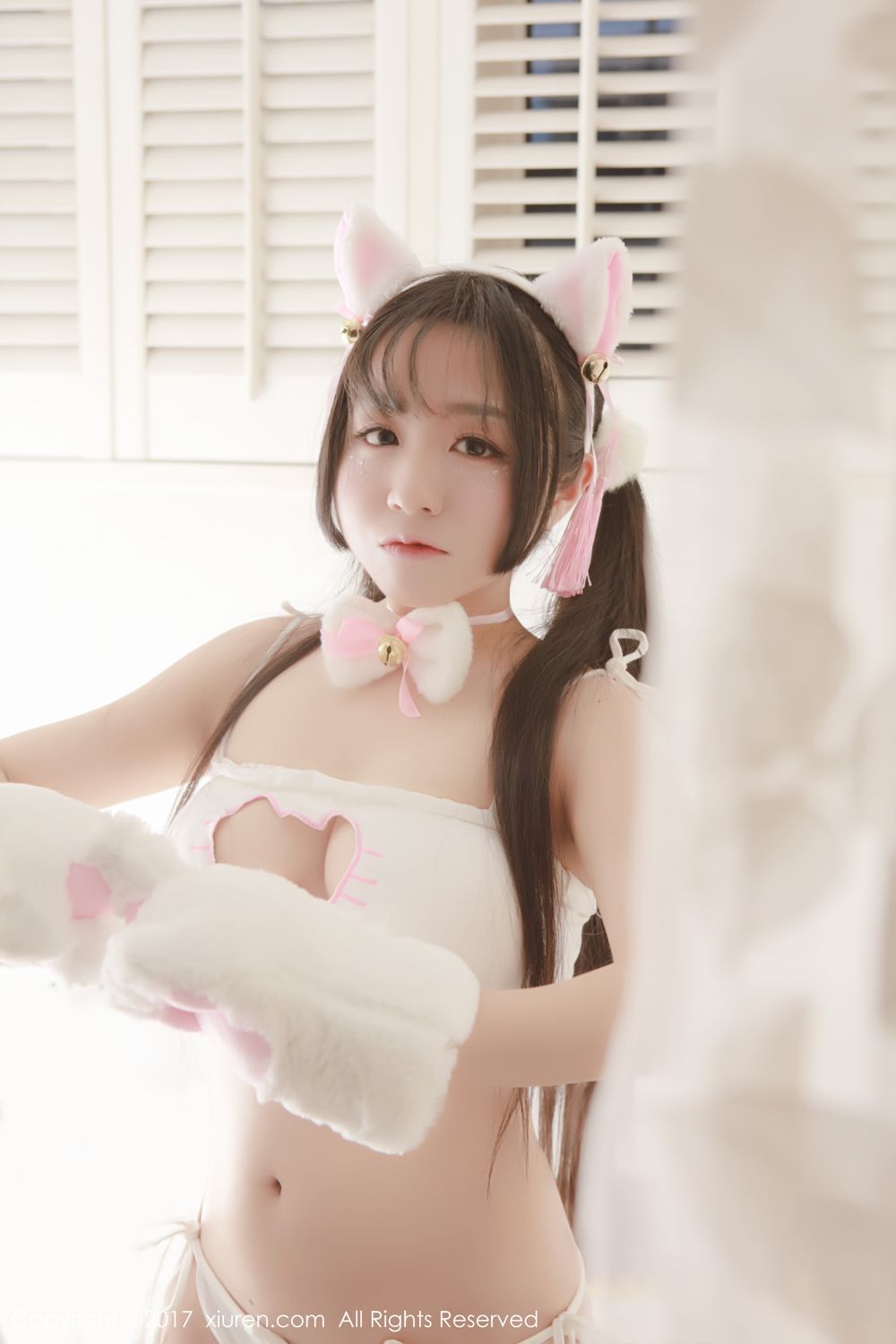 吃白菜的vi菜菜 猫耳清纯女仆美少女