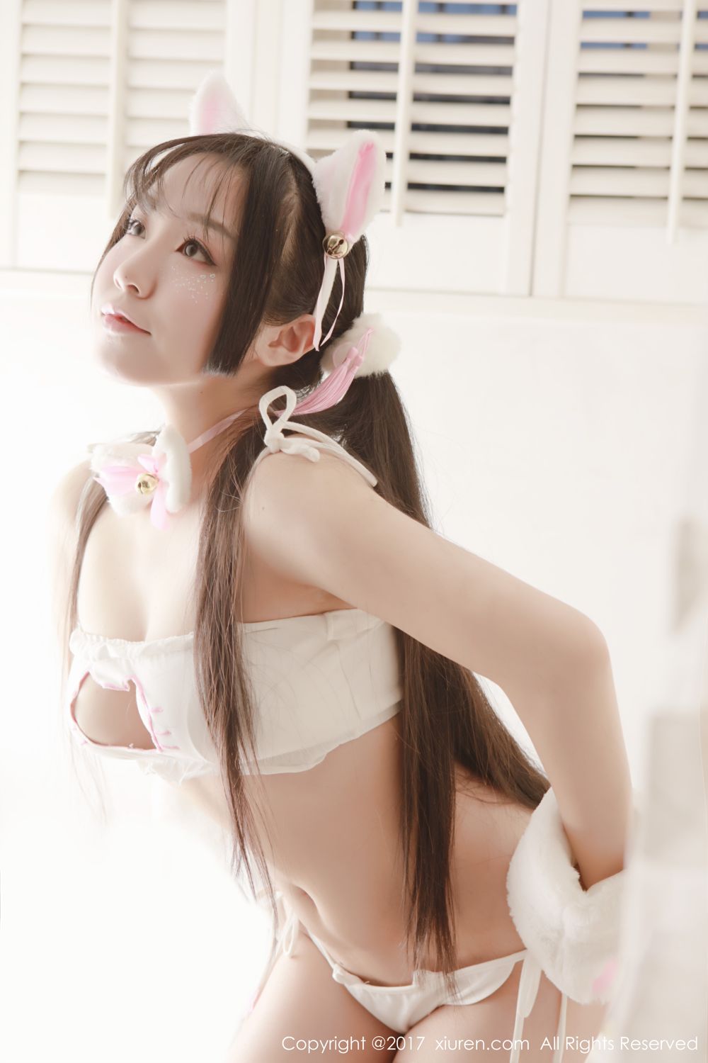 吃白菜的vi菜菜 猫耳清纯女仆美少女