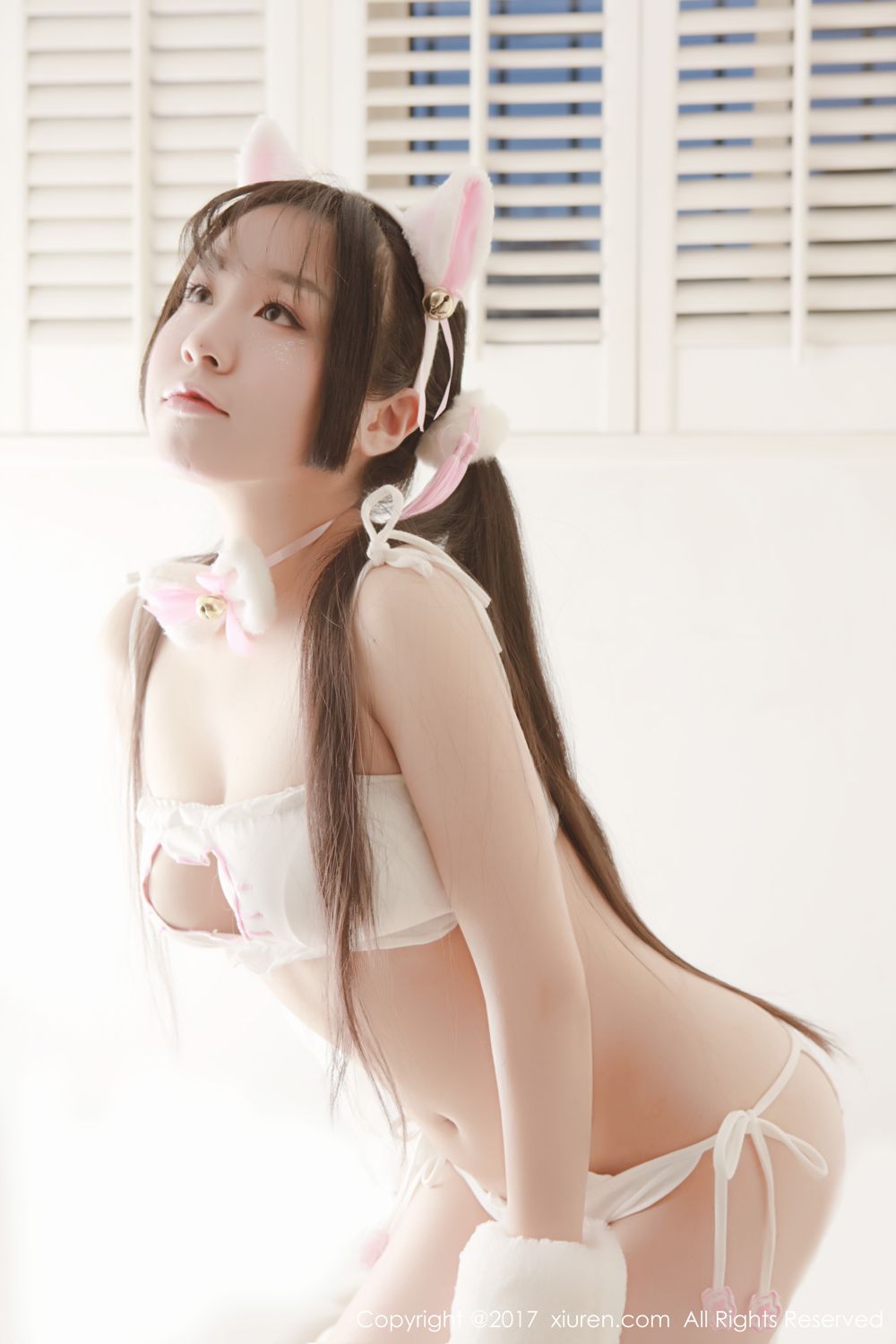吃白菜的vi菜菜 猫耳清纯女仆美少女