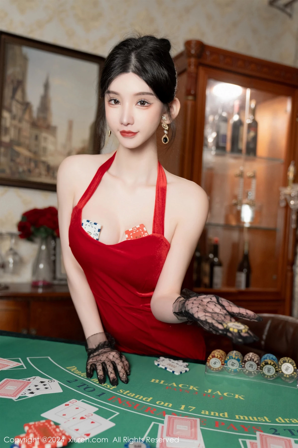 [XiuRen]高清写真图 2024.02.08 No.8097 周于希Sally 黑丝美臀