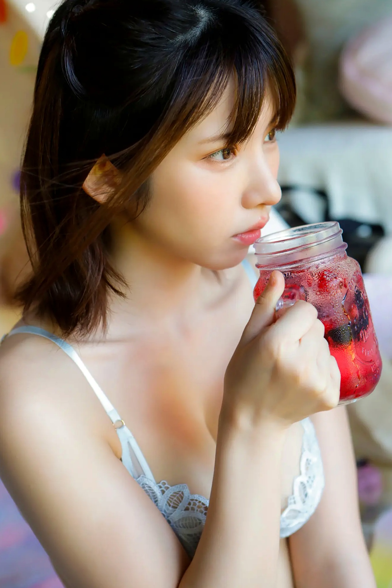 えなこ - えなこランド [83P] 日本女神户外背带裤与比基尼性感写真