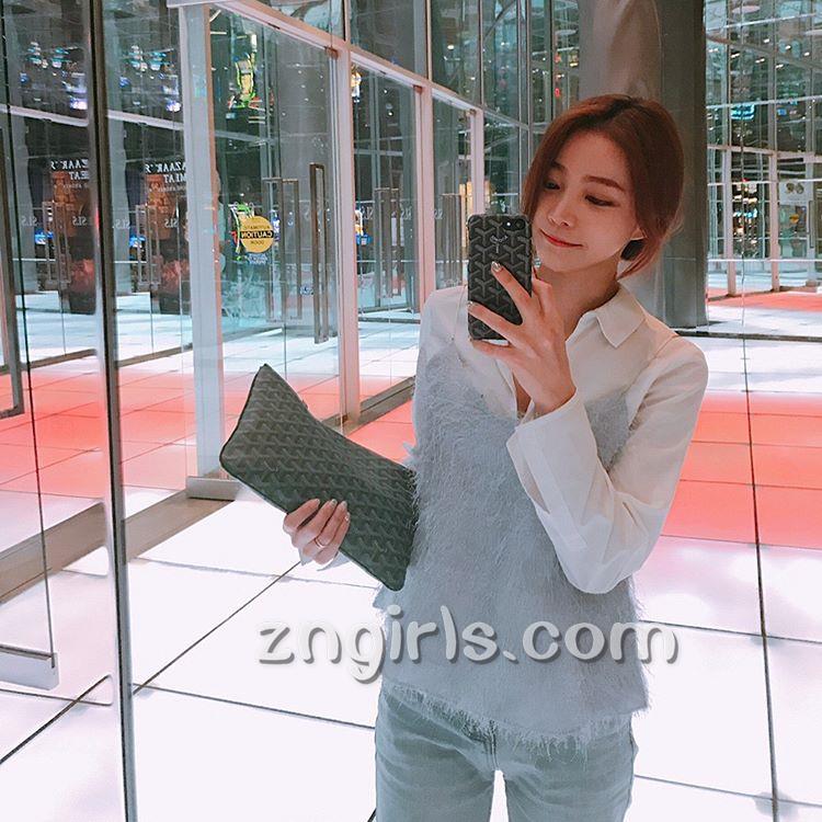 韩国超正模特池允美 简直就是衣服架子