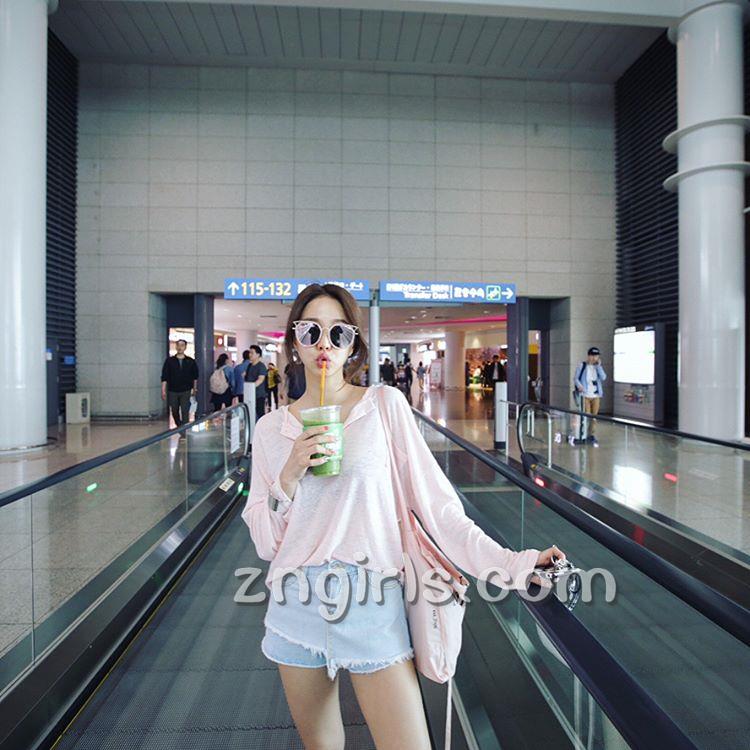 韩国超正模特池允美 简直就是衣服架子