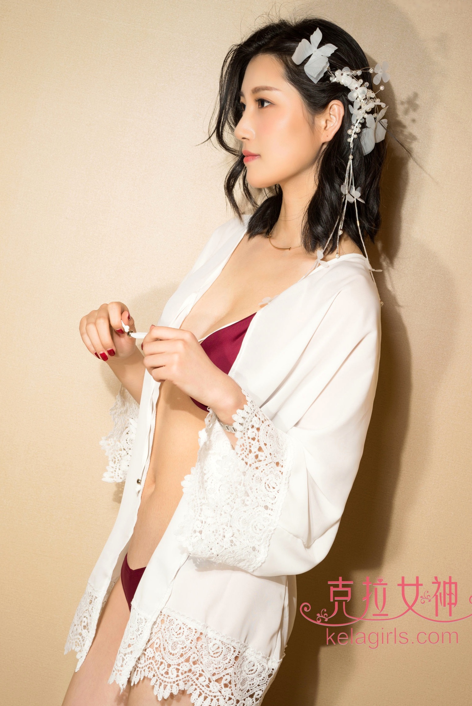 Gallery - KelaGirls克拉女神-2018.05.21-王睿-清凉一夏：室内私房比基尼搭蕾丝罩衫写真性感诱惑比基尼私房照女神 王睿女神私房照_秀色女神 - image 1
