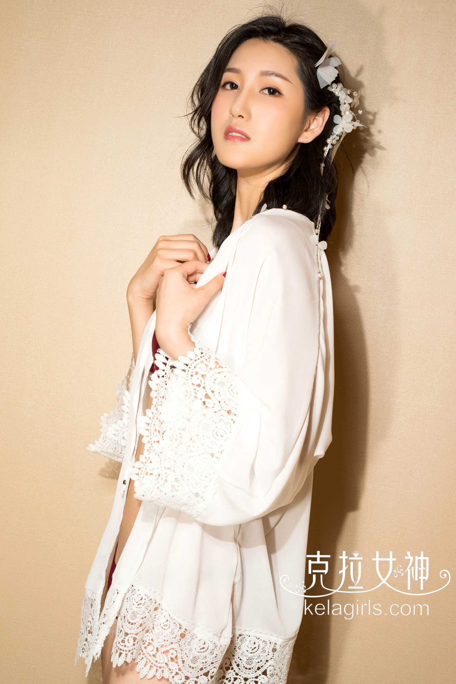 Gallery - KelaGirls克拉女神-2018.05.21-王睿-清凉一夏：室内私房比基尼搭蕾丝罩衫写真性感诱惑比基尼私房照女神 王睿女神私房照_秀色女神 - image 2