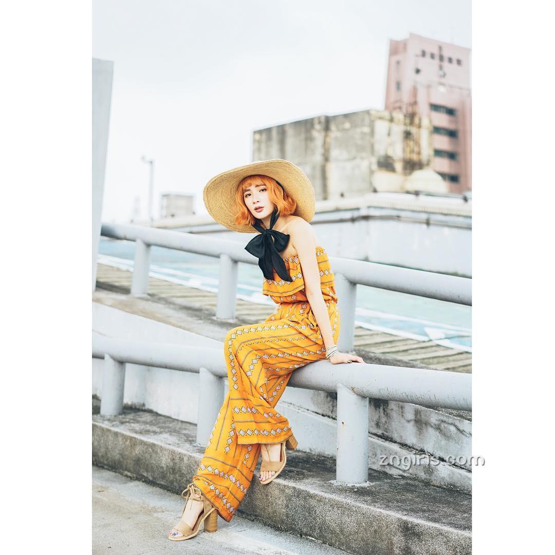 台湾美妆博主田以熙 身材饱满的小只马美人