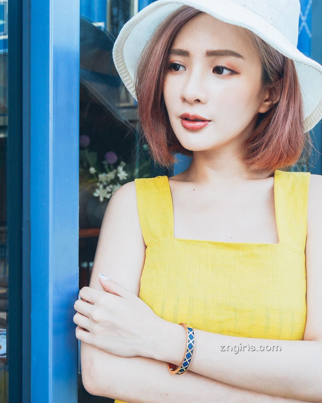 台湾美妆博主田以熙 身材饱满的小只马美人