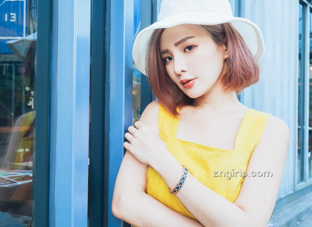 台湾美妆博主田以熙 身材饱满的小只马美人
