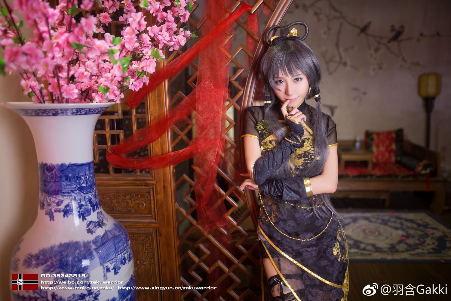 斗鱼女主播羽含Gakki微博私房照
