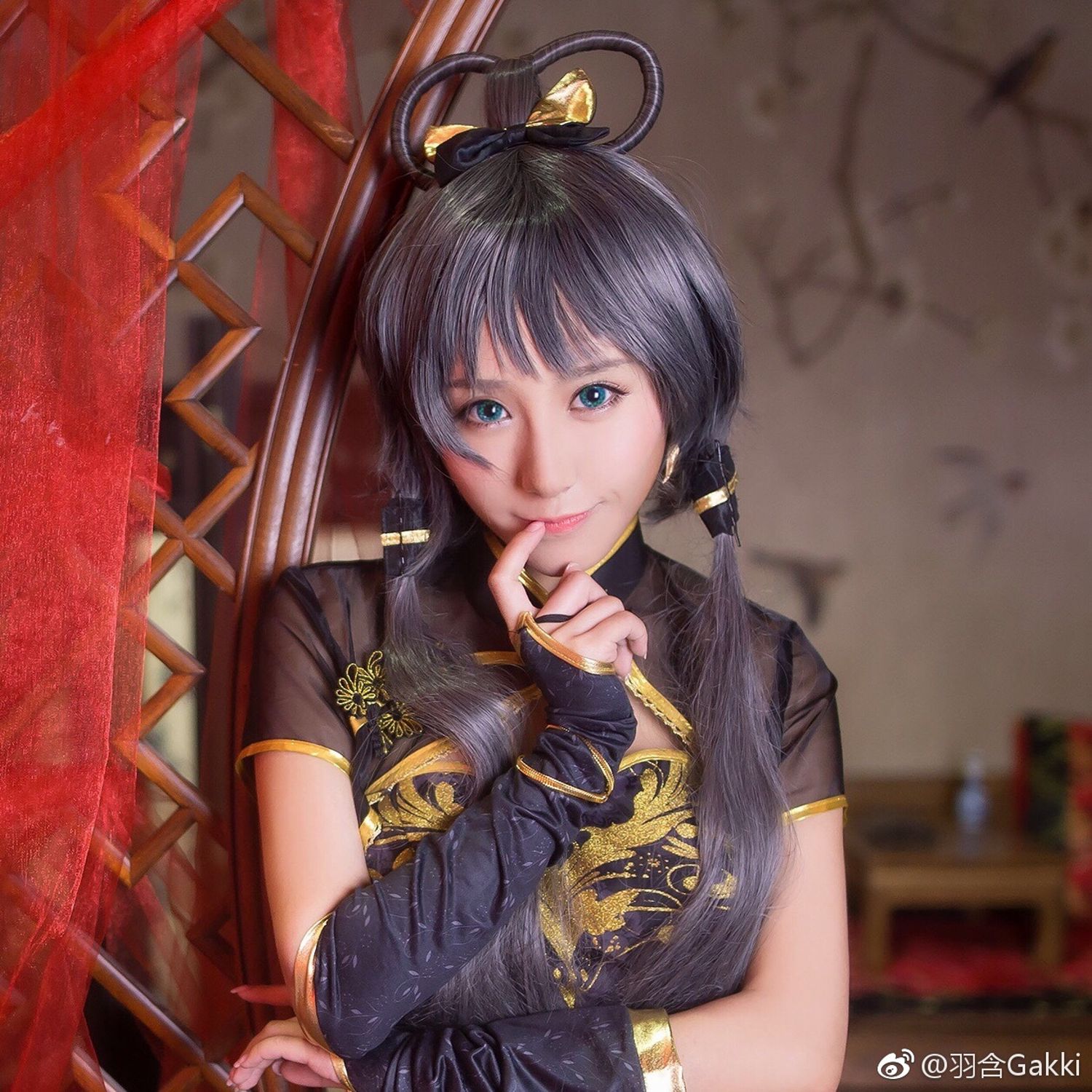 斗鱼女主播羽含Gakki微博私房照