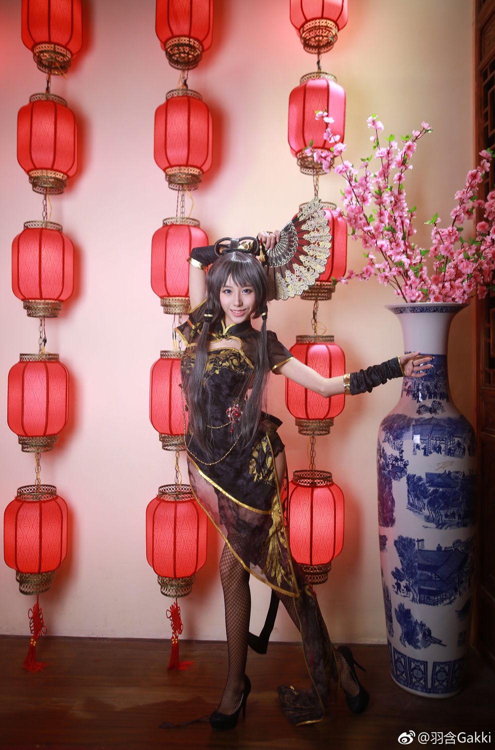 斗鱼女主播羽含Gakki微博私房照