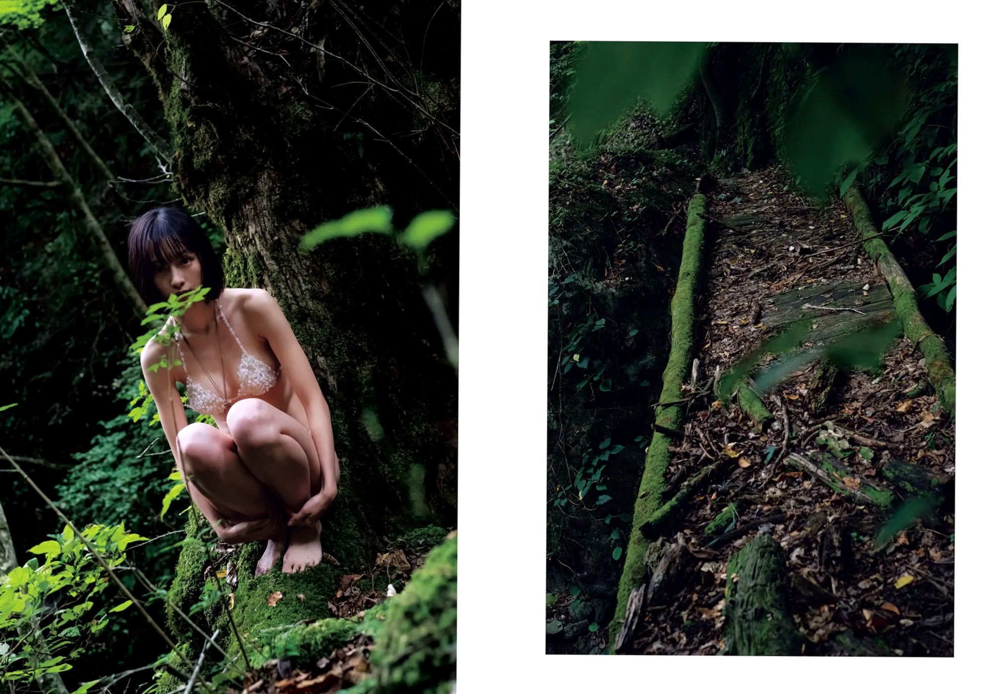 華村あすか - 真価論 户外自然野性比基尼与私房性感美腿写真