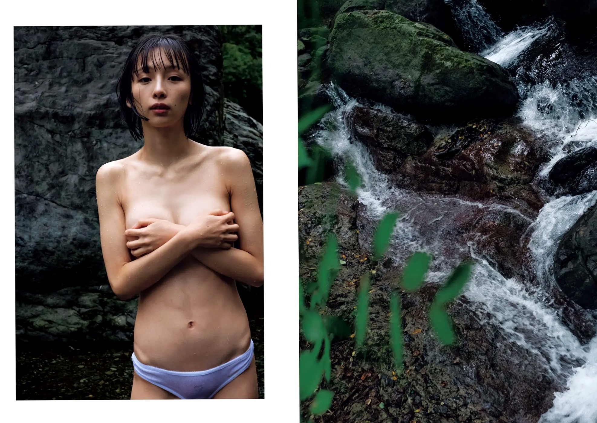 華村あすか - 真価論 户外自然野性比基尼与私房性感美腿写真