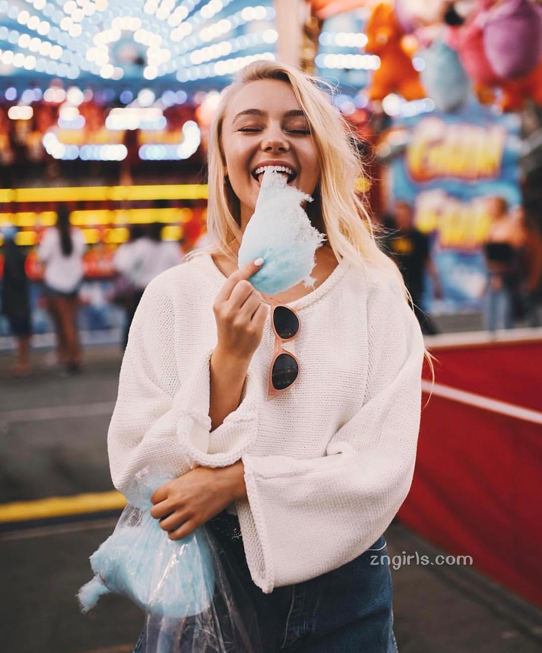 难得可爱Cassie Brown 挡不住的青春魅力清新比基尼 凯西·布朗女神私房照_秀色女神