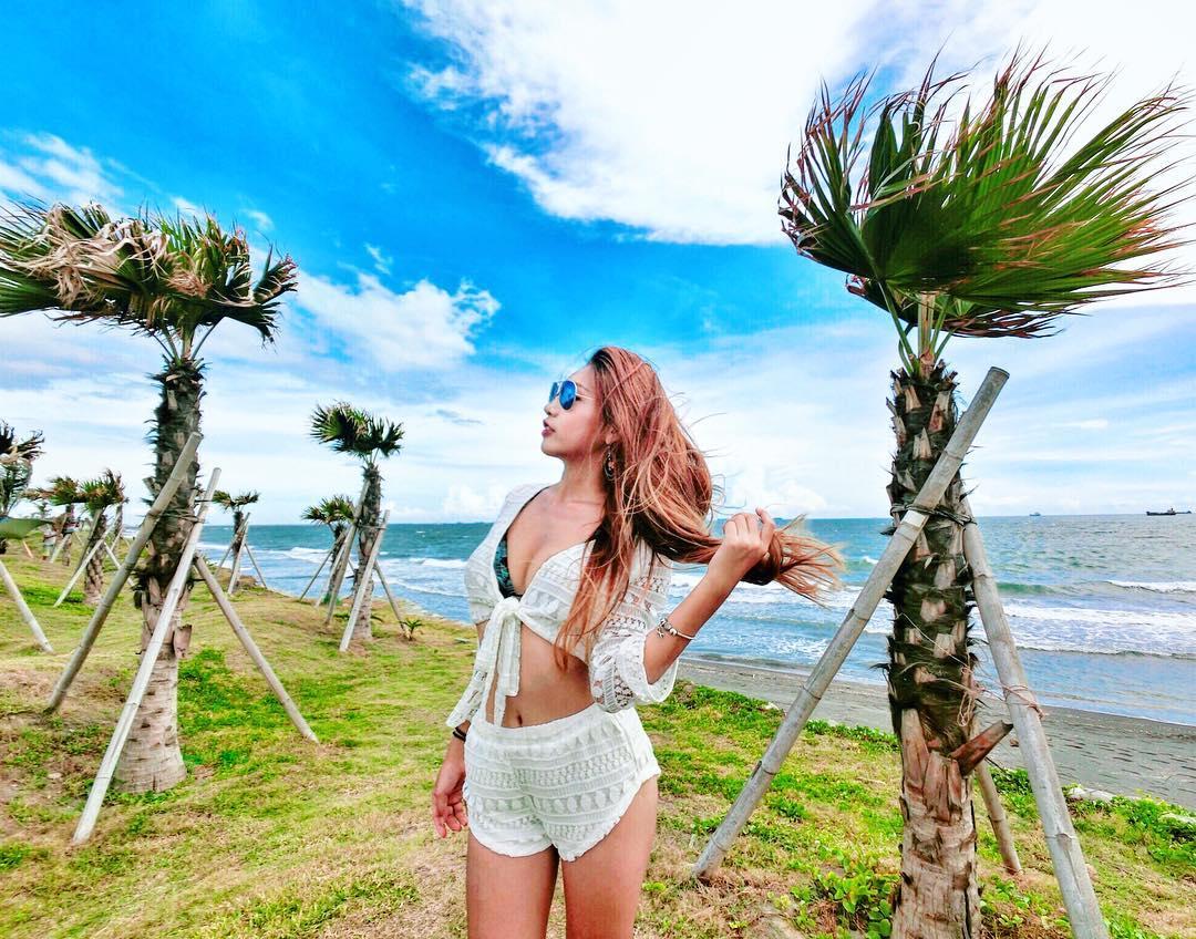 美女博客主林倩 抓住夏日的尾巴
