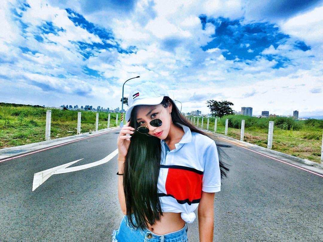 美女博客主林倩 抓住夏日的尾巴