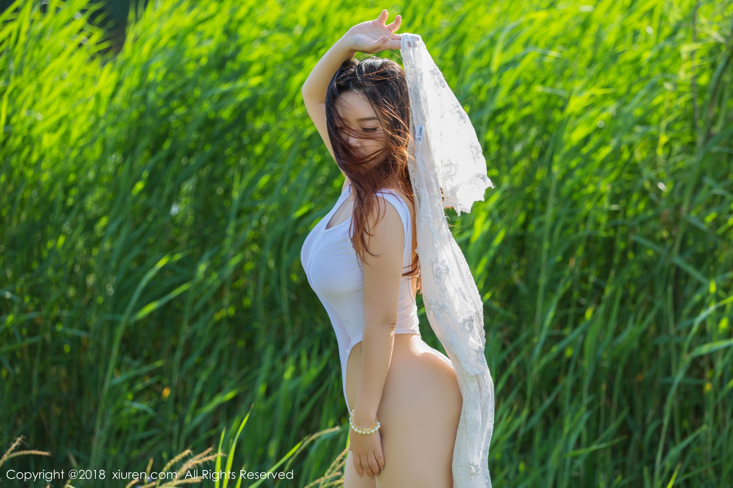 丰腴模特西希白兔 日系写真清纯日志