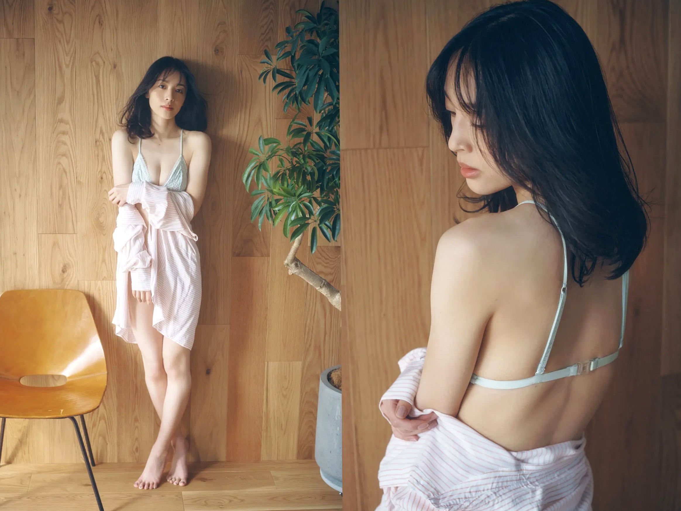 神部美咲 - ここだけの話 vol.1 柔光家居私房内衣美臀性感写真