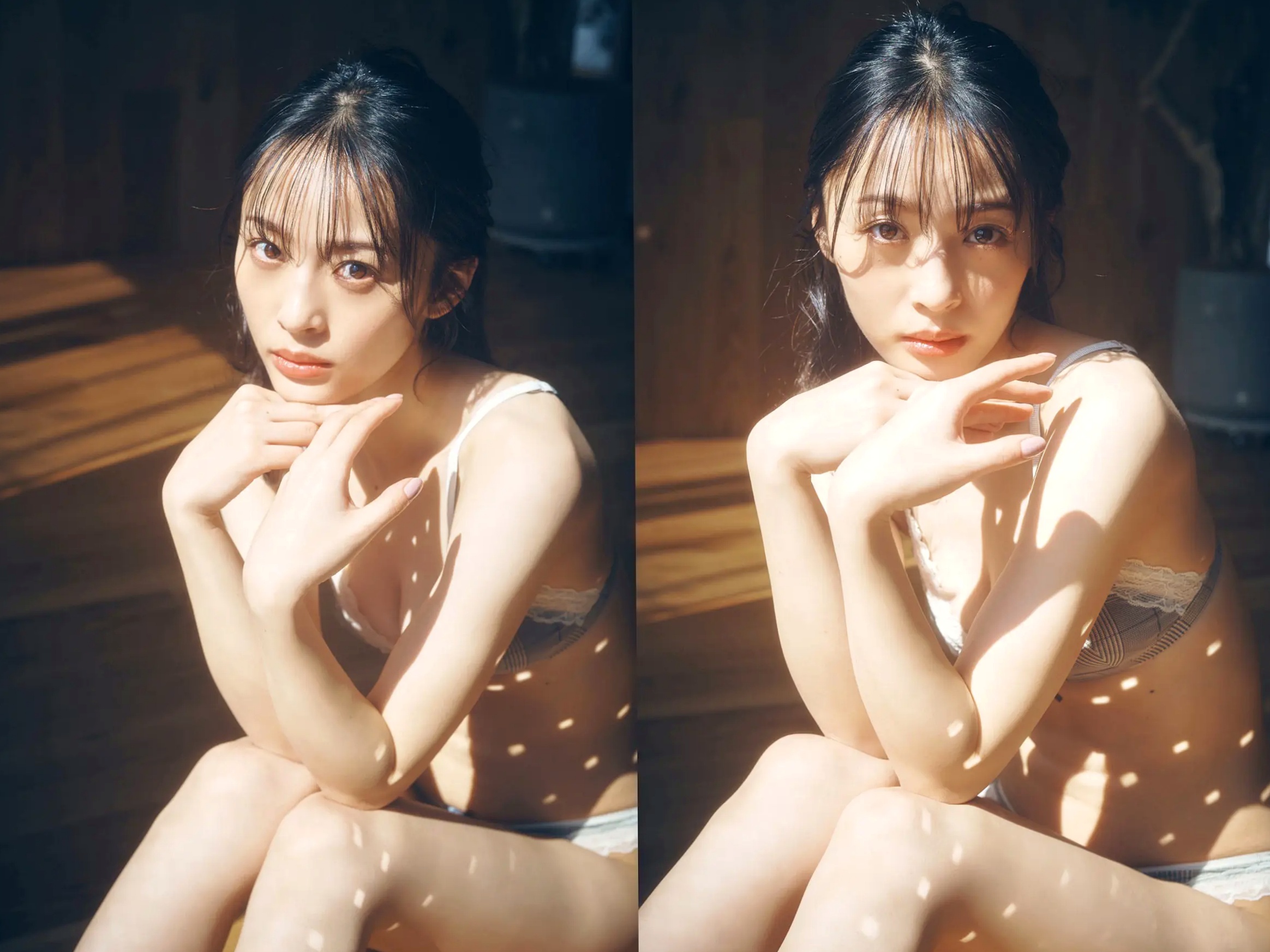 神部美咲 - ここだけの話 vol.1 柔光家居私房内衣美臀性感写真