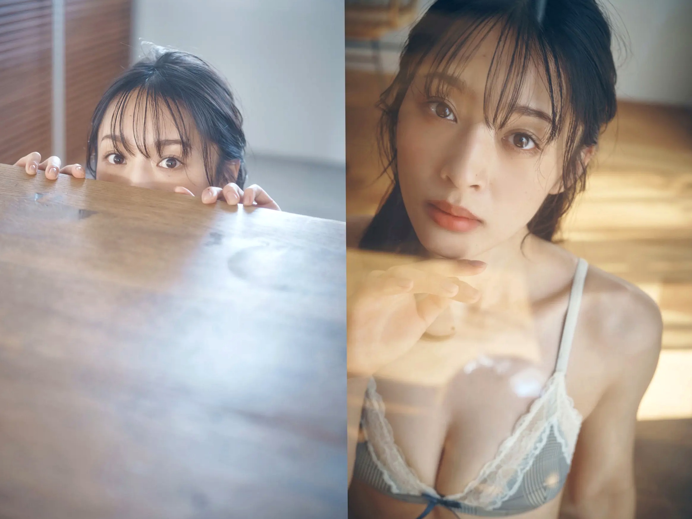 神部美咲 - ここだけの話 vol.1 柔光家居私房内衣美臀性感写真