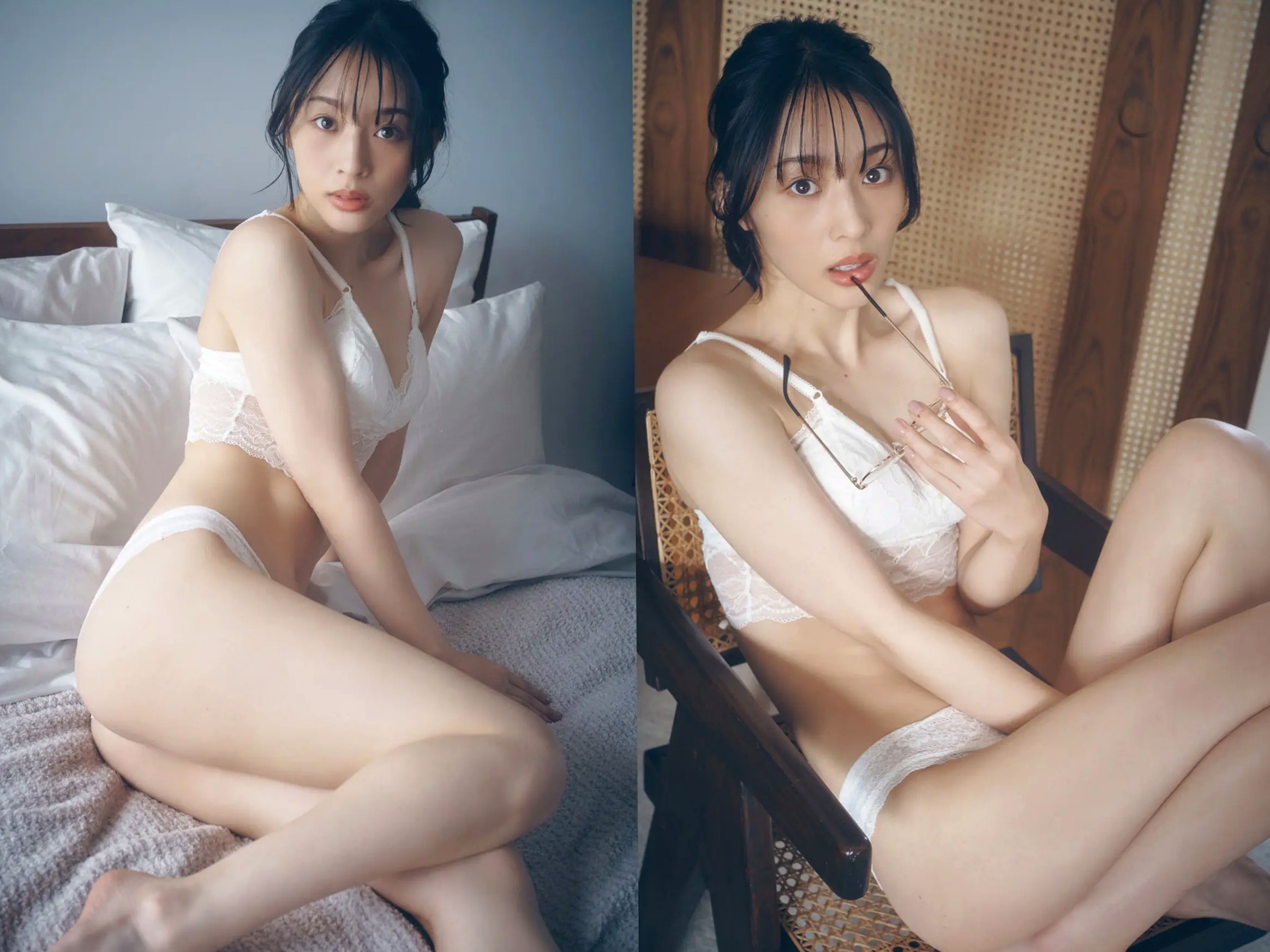 神部美咲 - ここだけの話 vol.1 柔光家居私房内衣美臀性感写真