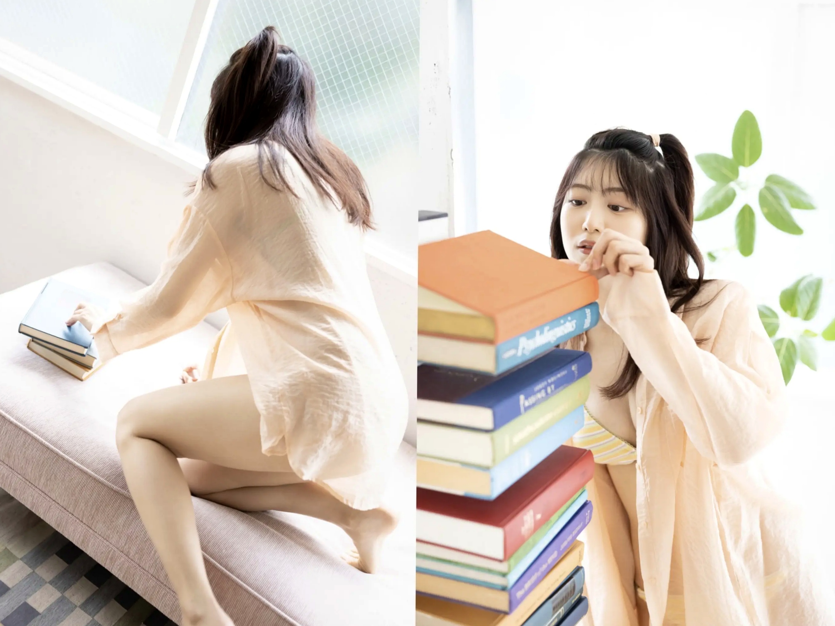 吉田莉桜 - となりの天使 日系清纯居家比基尼性感写真 [46P]