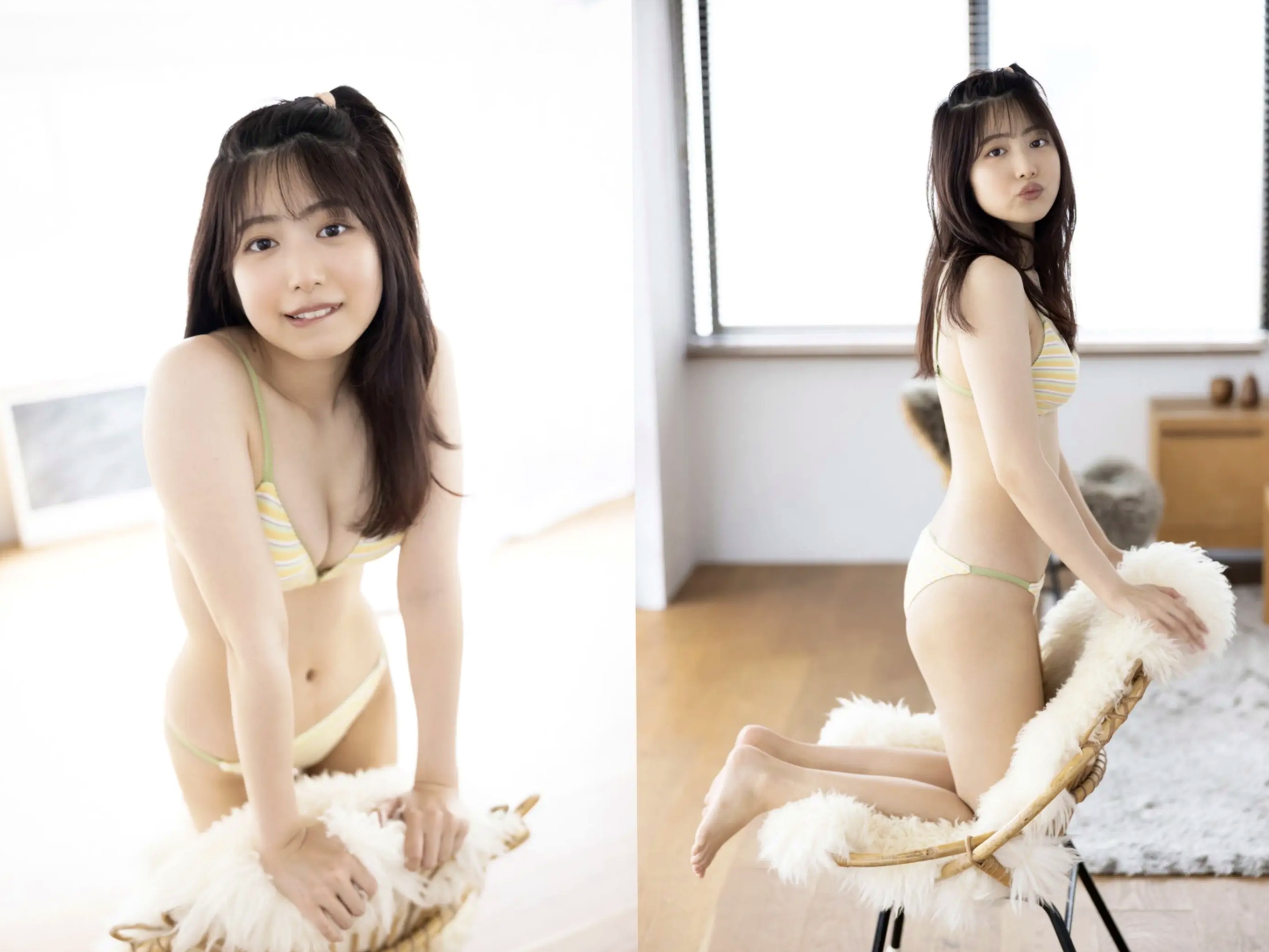 吉田莉桜 - となりの天使 日系清纯居家比基尼性感写真 [46P]