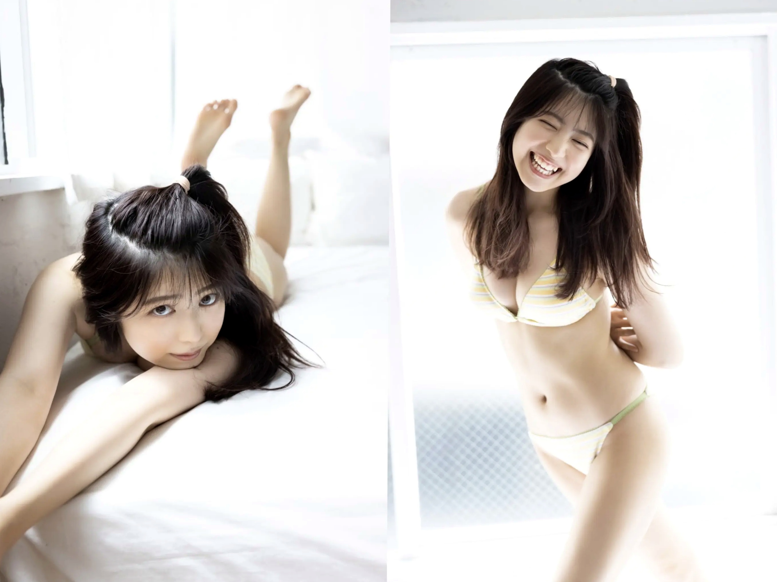 吉田莉桜 - となりの天使 日系清纯居家比基尼性感写真 [46P]