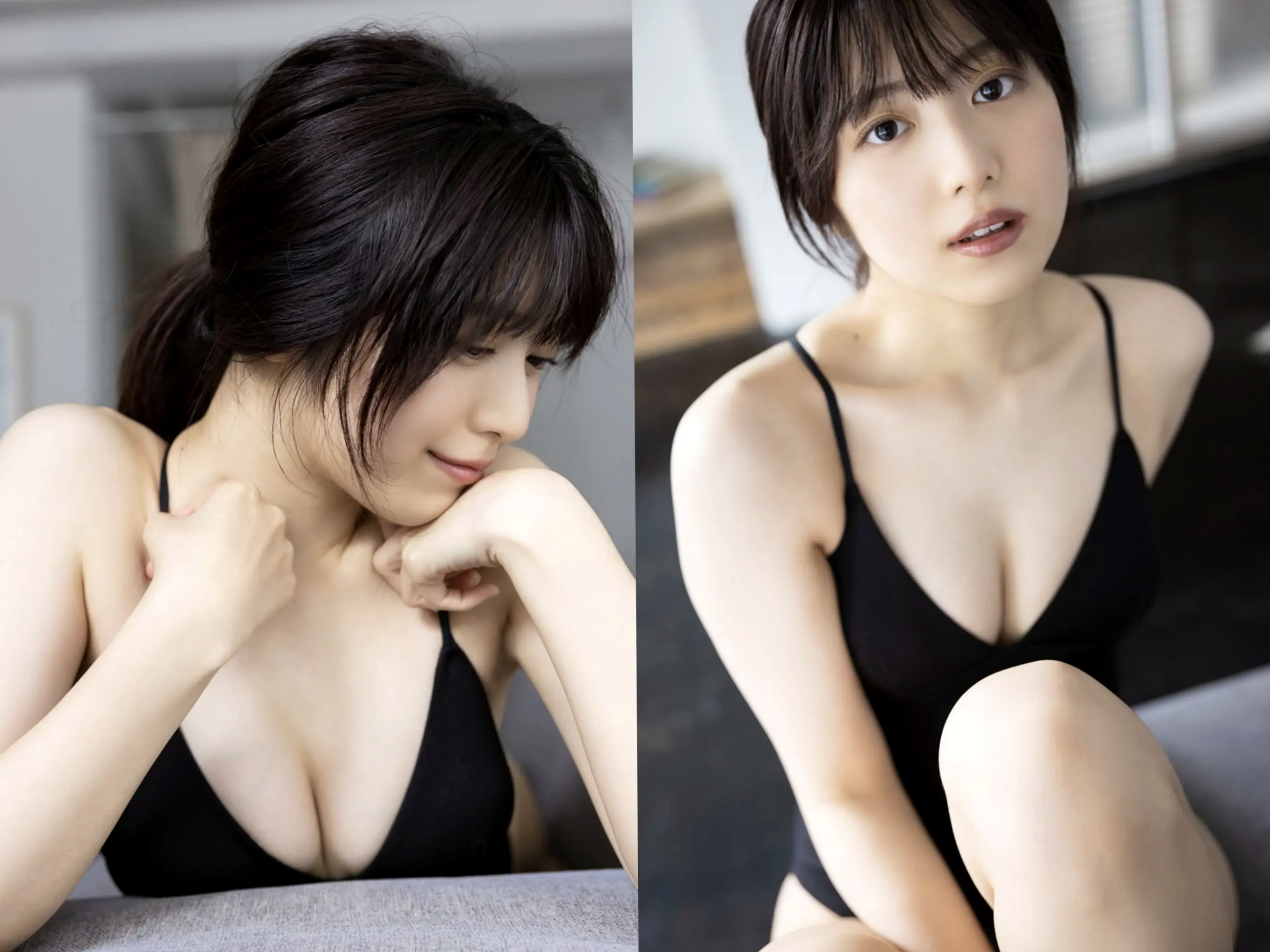 吉田莉桜 - となりの天使 日系清纯居家比基尼性感写真 [46P]
