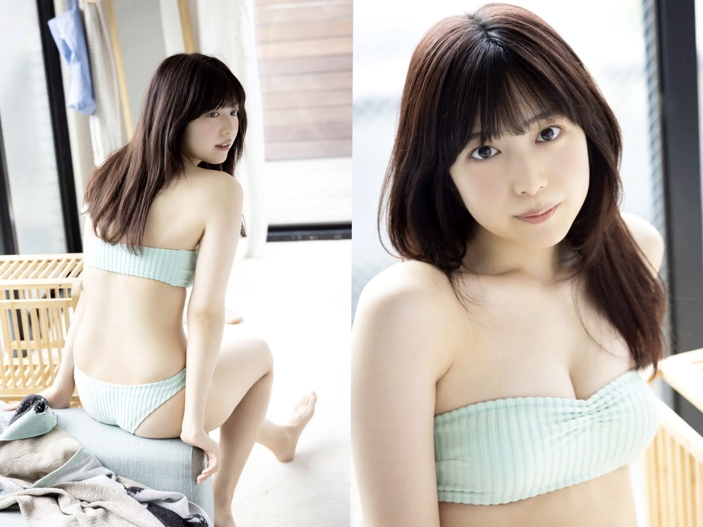 吉田莉桜 - となりの天使 日系清纯居家比基尼性感写真 [46P]