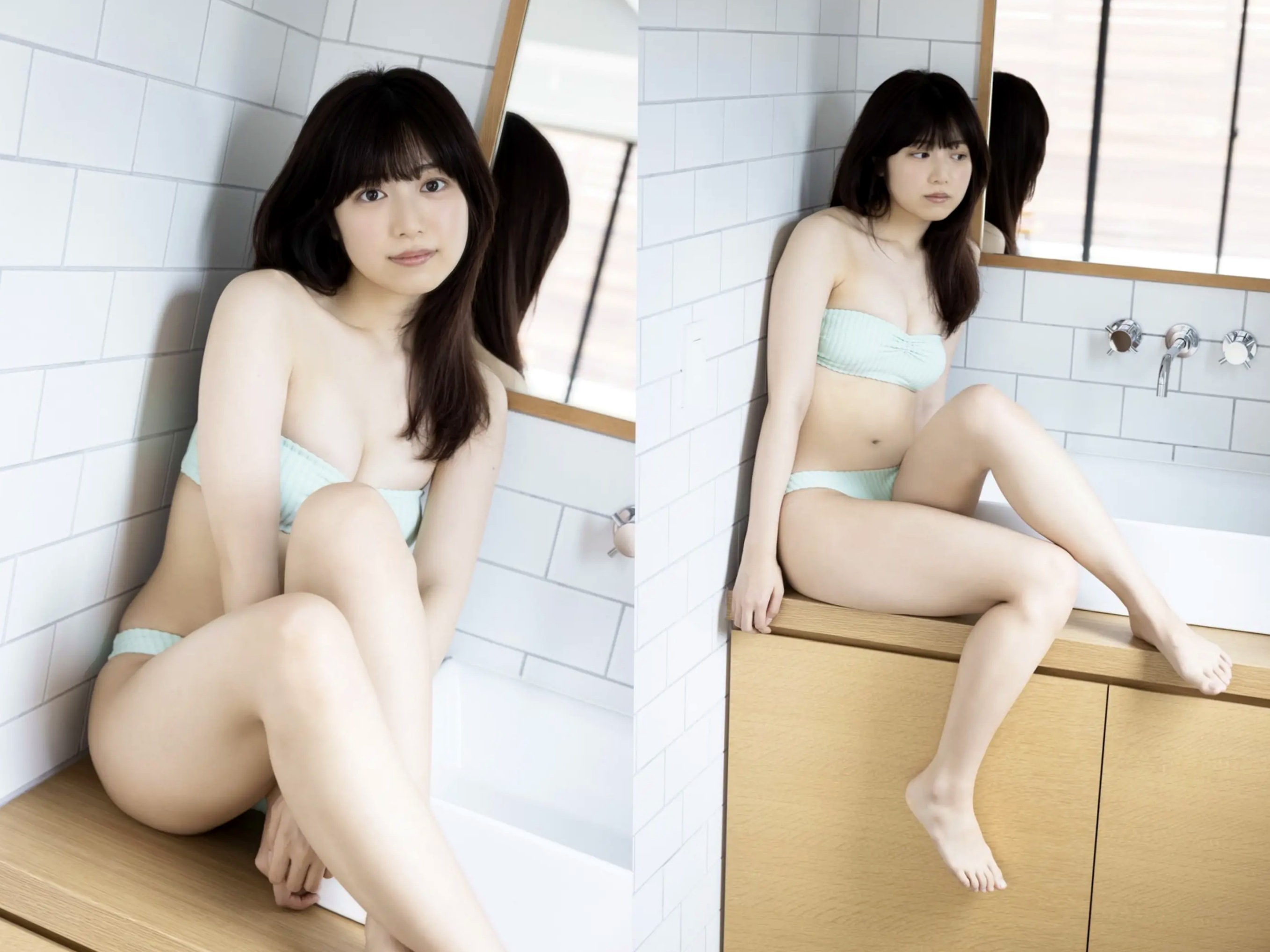 吉田莉桜 - となりの天使 日系清纯居家比基尼性感写真 [46P]