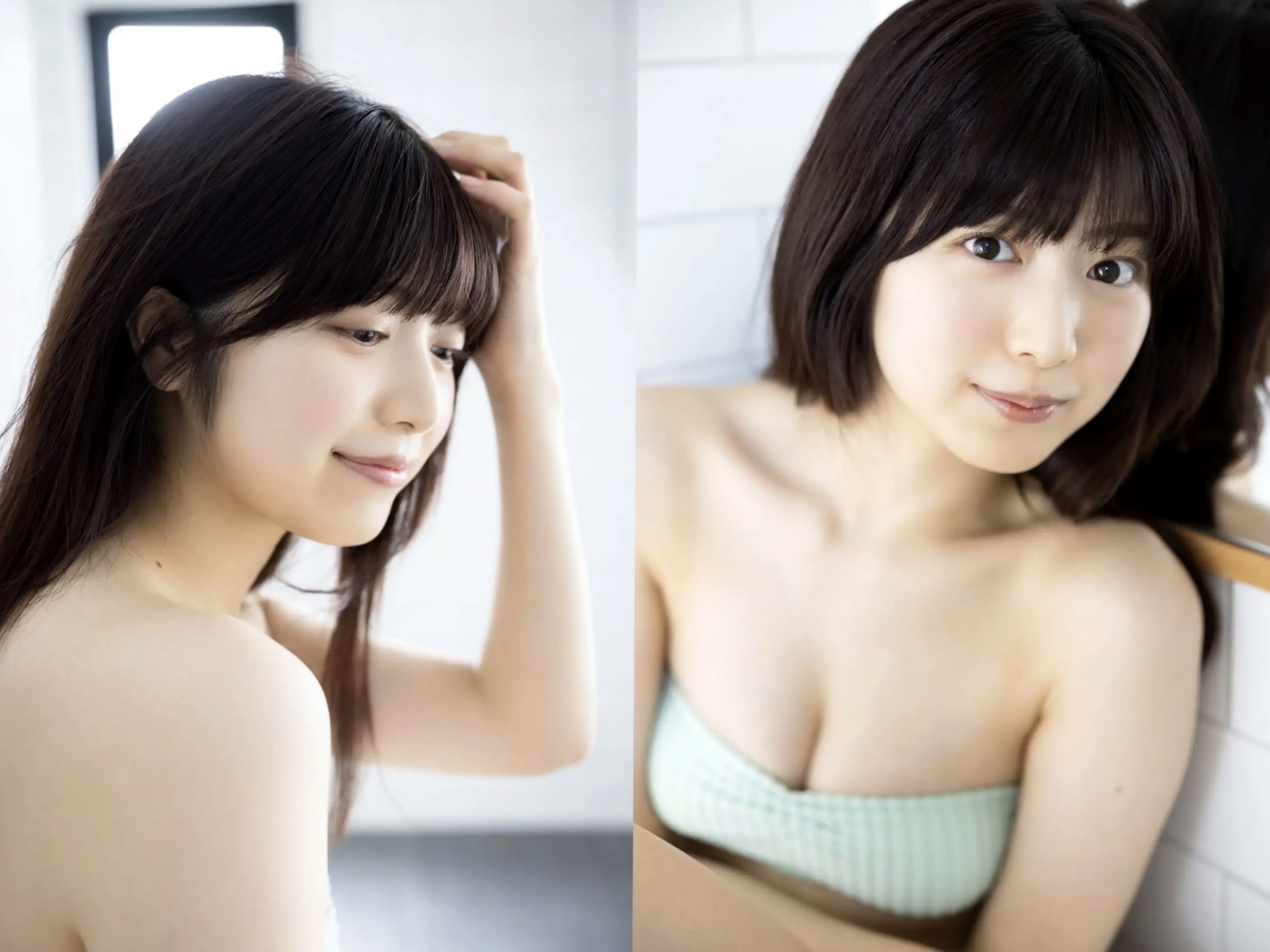 吉田莉桜 - となりの天使 日系清纯居家比基尼性感写真 [46P]