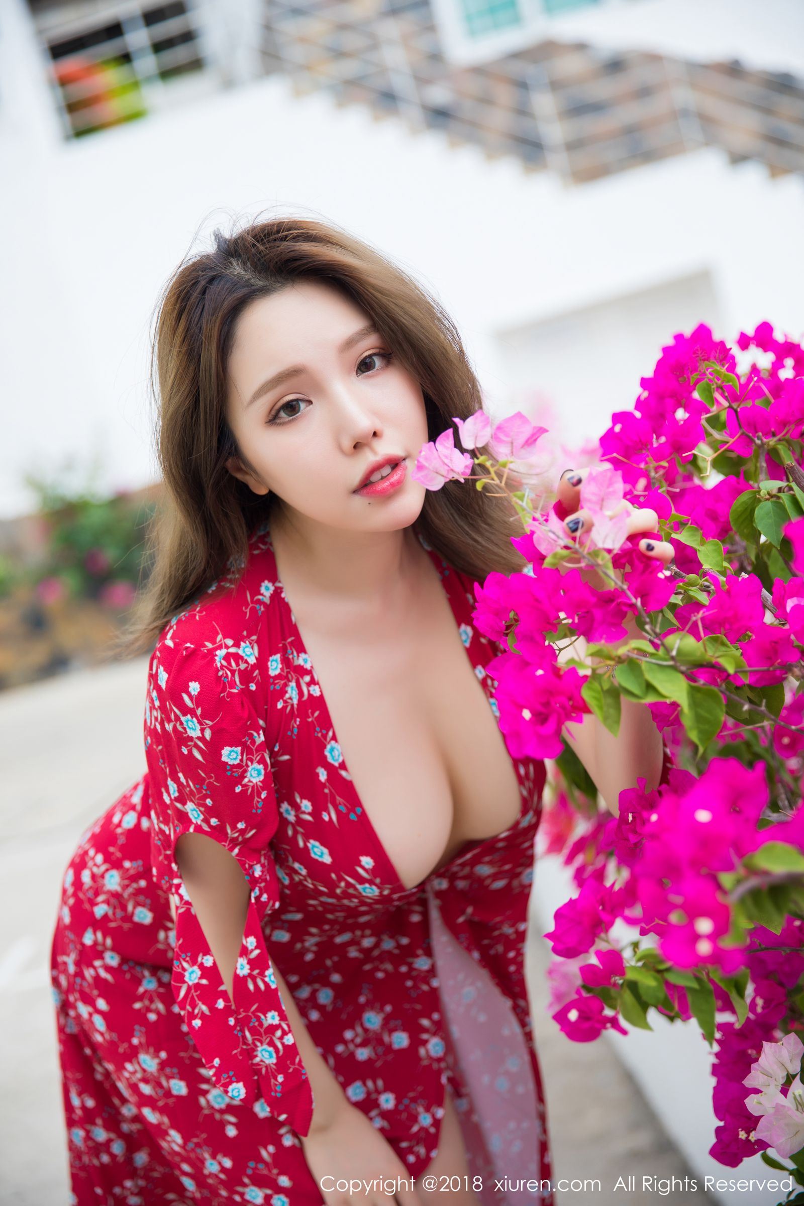 大波模特Luffy菲菲 火红的圣诞兔女