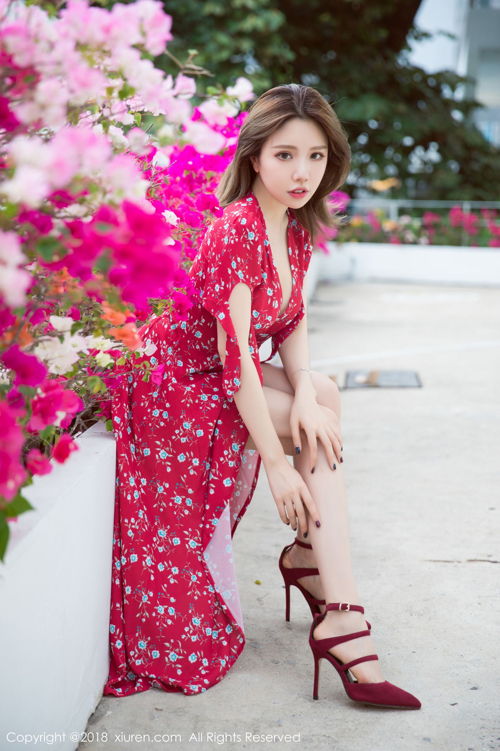 大波模特Luffy菲菲 火红的圣诞兔女