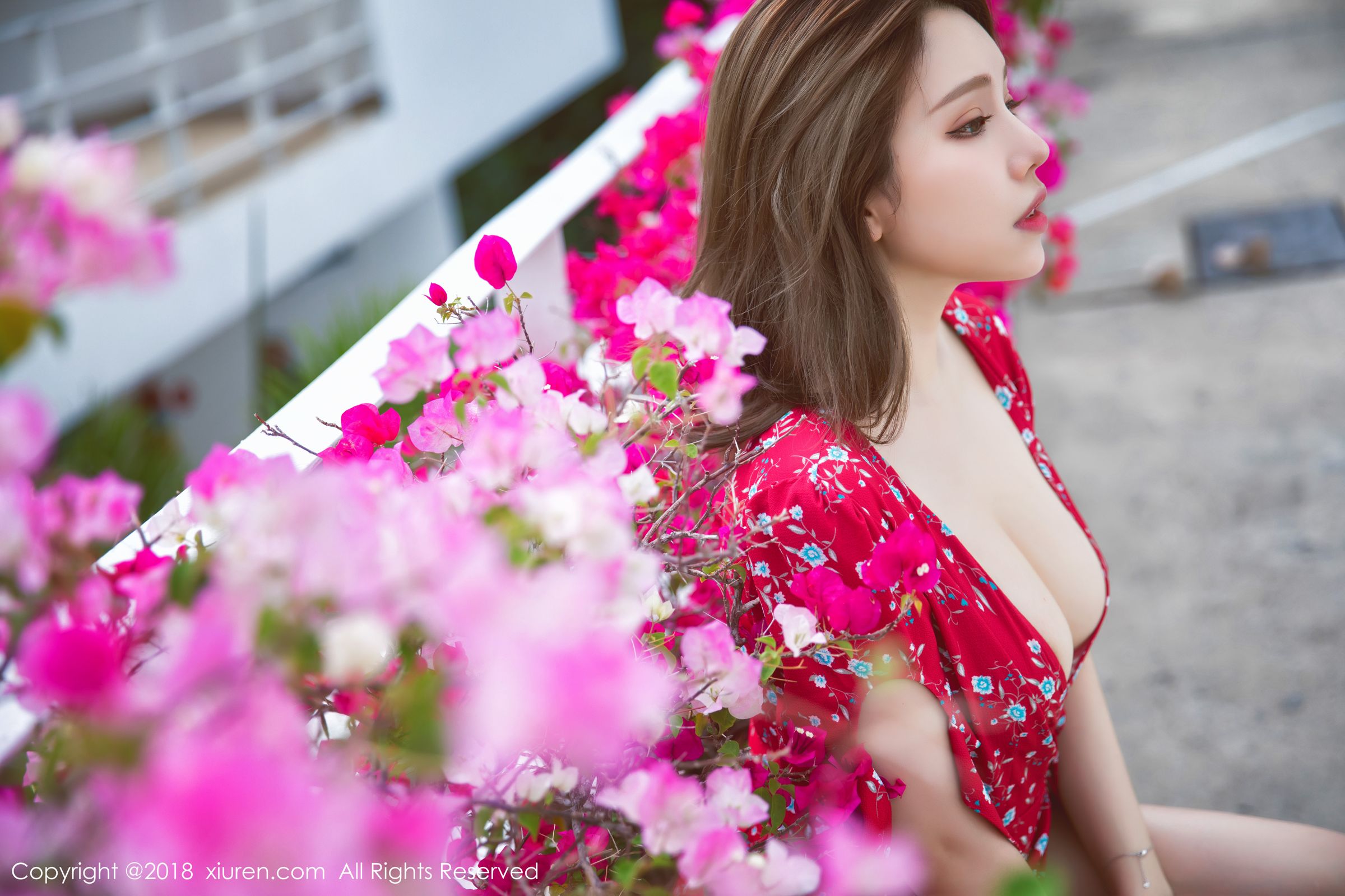 大波模特Luffy菲菲 火红的圣诞兔女