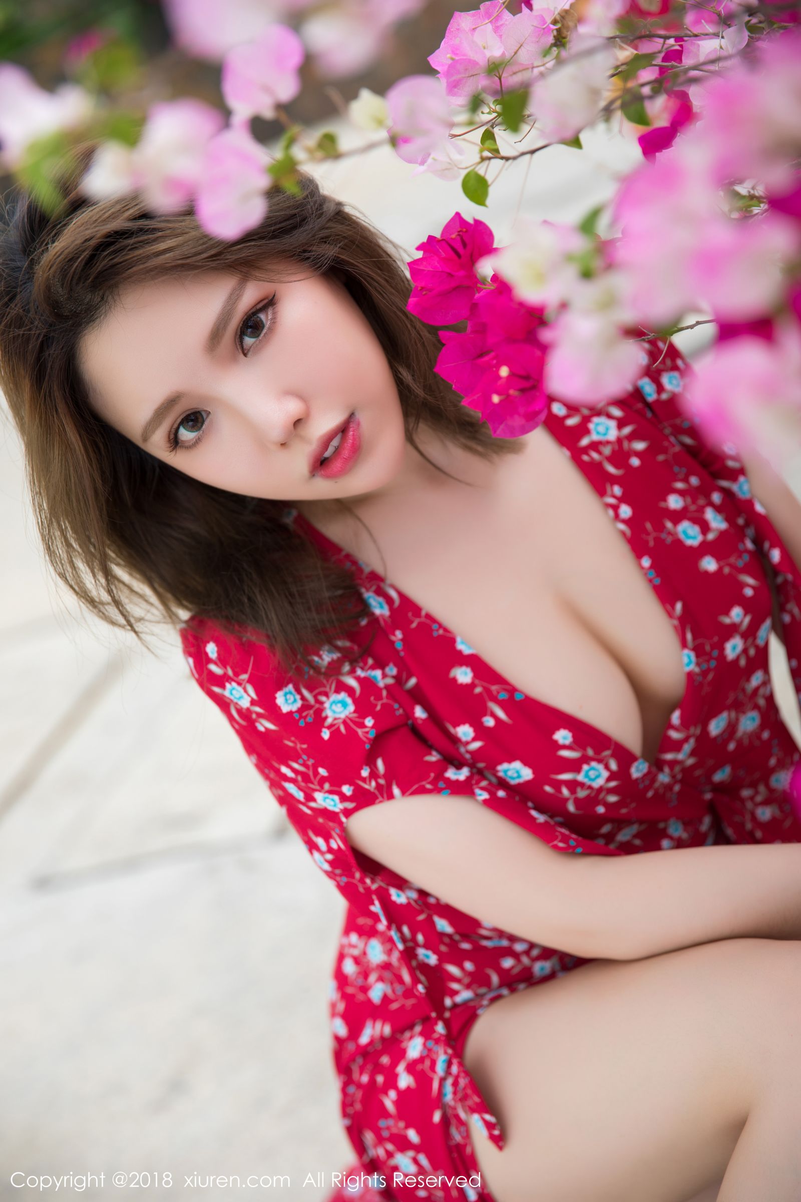 大波模特Luffy菲菲 火红的圣诞兔女