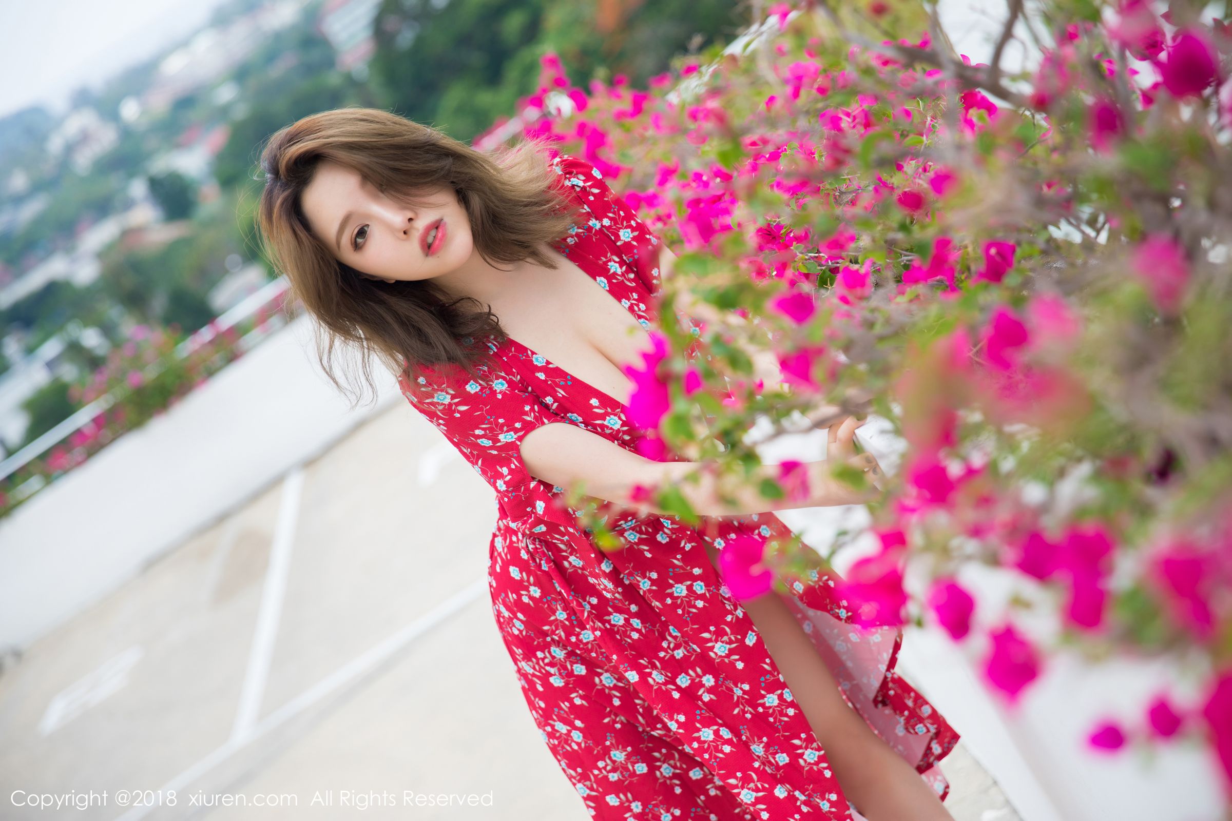 大波模特Luffy菲菲 火红的圣诞兔女