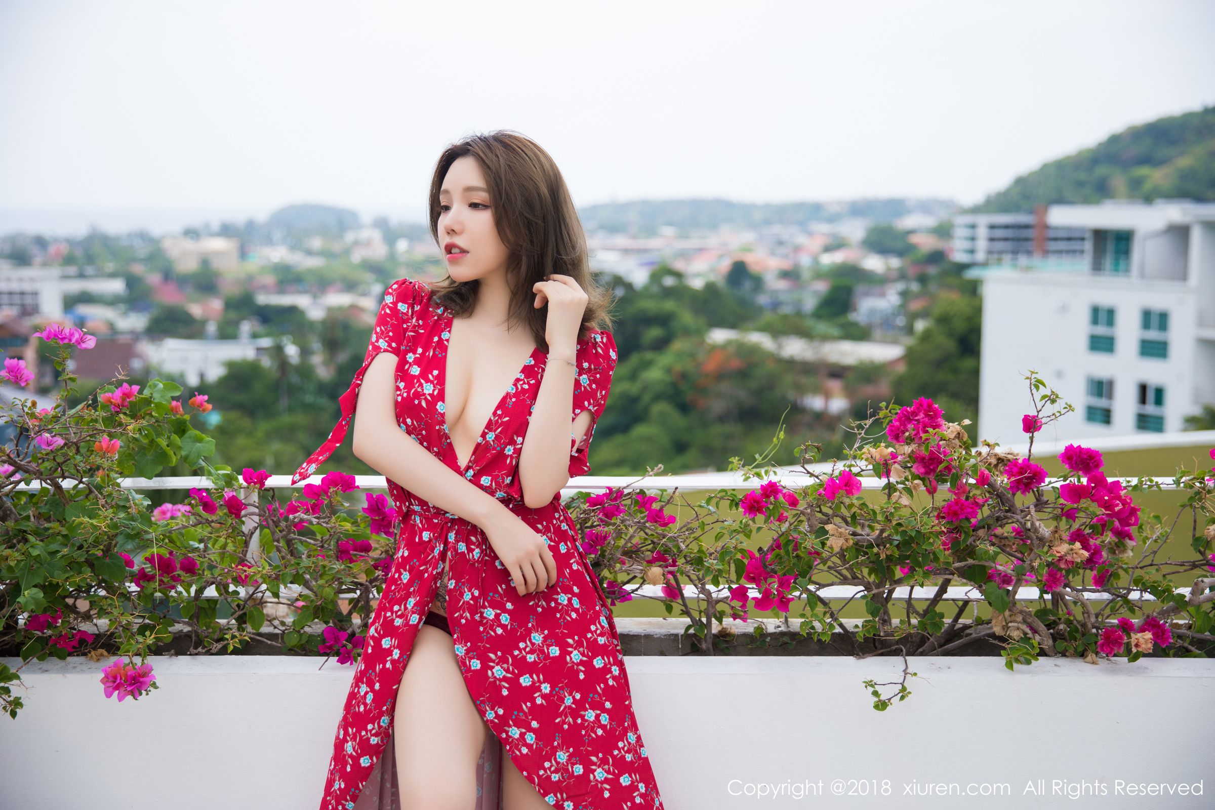 大波模特Luffy菲菲 火红的圣诞兔女