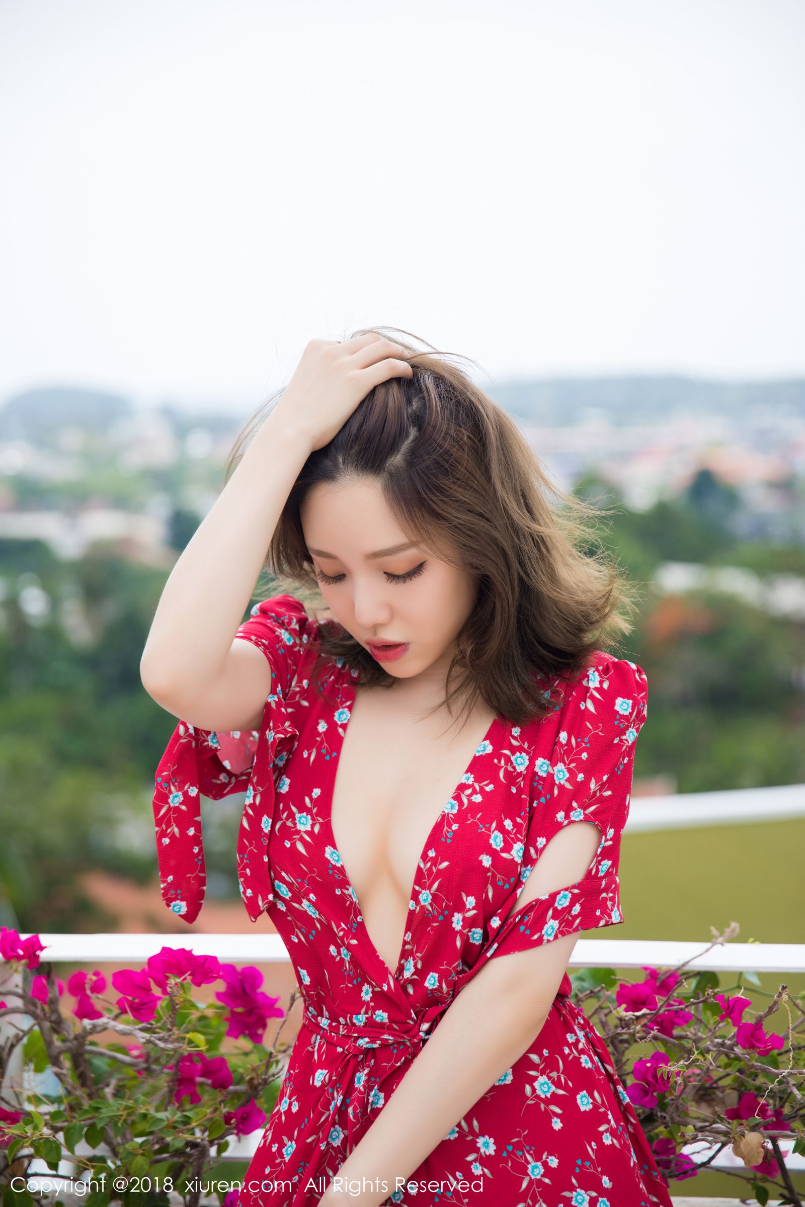 大波模特Luffy菲菲 火红的圣诞兔女