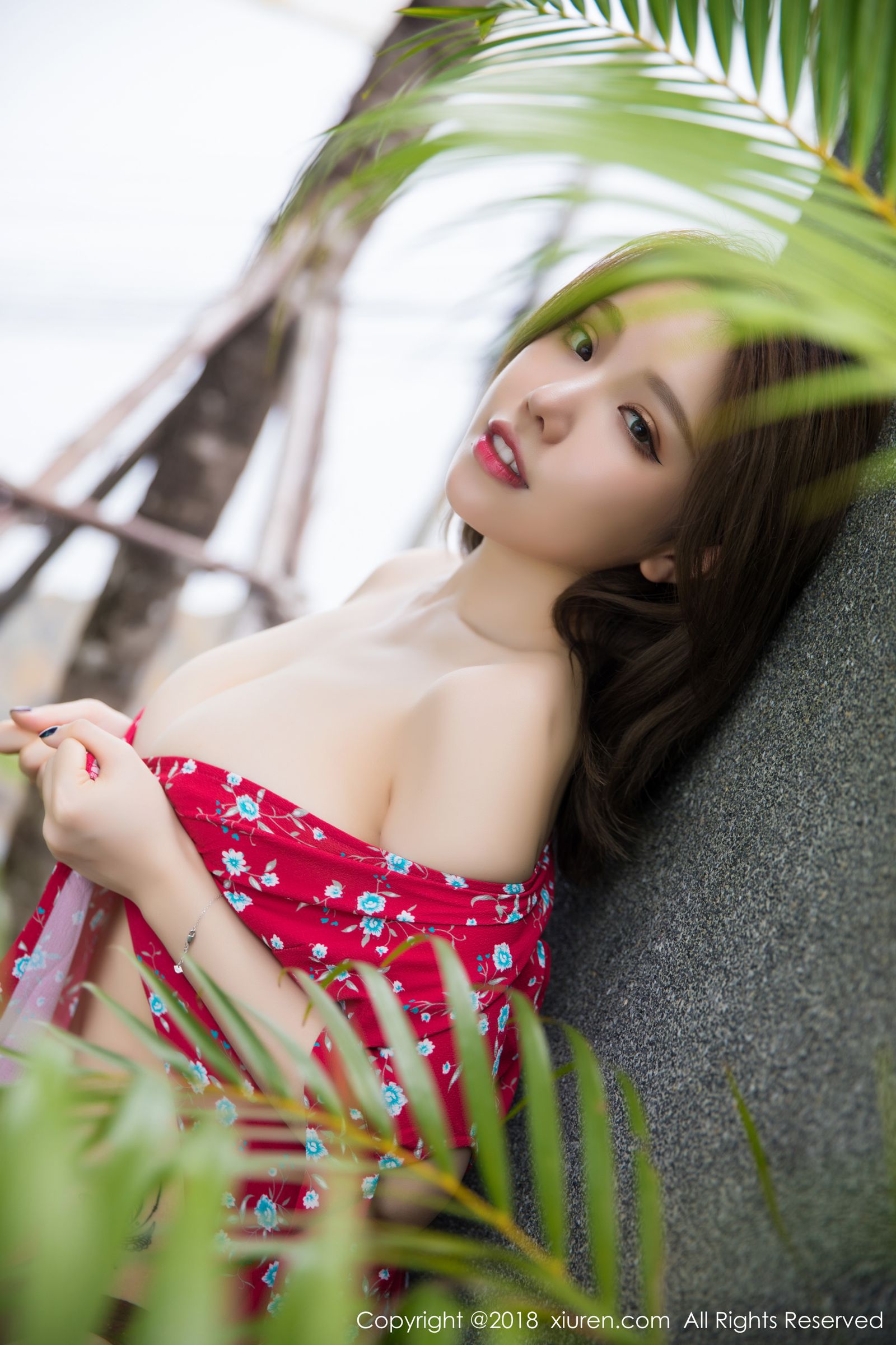 大波模特Luffy菲菲 火红的圣诞兔女