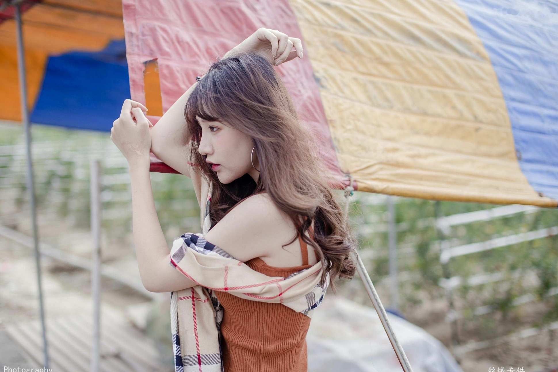 Gallery - 台湾正妹比比儿《小清新外拍》户外街拍写真集，展现邻家女孩纯美气质与动人魅力台湾清新户外街拍治愈系 比比儿女神私房照_秀色女神 - image 40