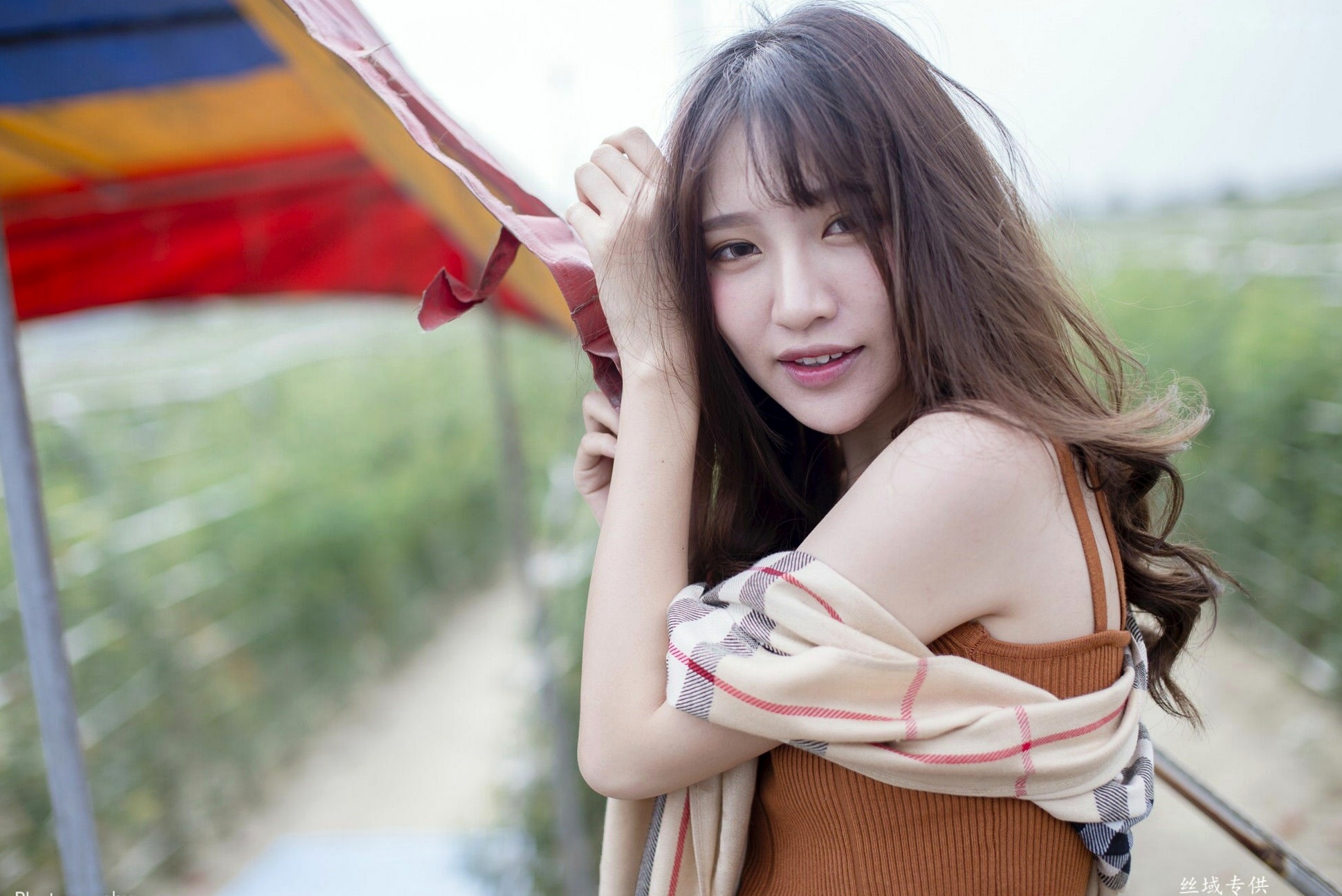 Gallery - 台湾正妹比比儿《小清新外拍》户外街拍写真集，展现邻家女孩纯美气质与动人魅力台湾清新户外街拍治愈系 比比儿女神私房照_秀色女神 - image 44