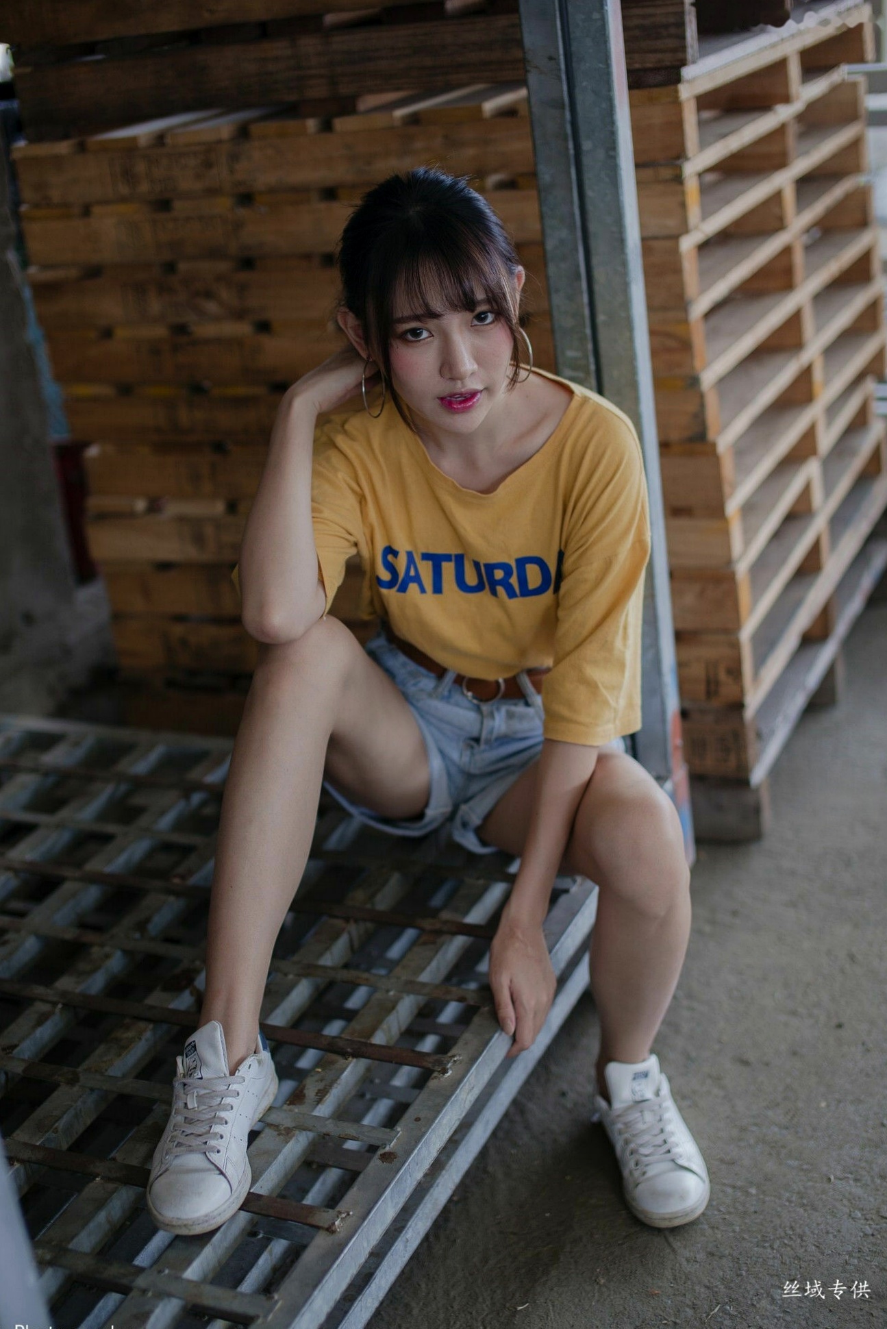 Gallery - 台湾正妹比比儿《小清新外拍》户外街拍写真集，展现邻家女孩纯美气质与动人魅力台湾清新户外街拍治愈系 比比儿女神私房照_秀色女神 - image 45
