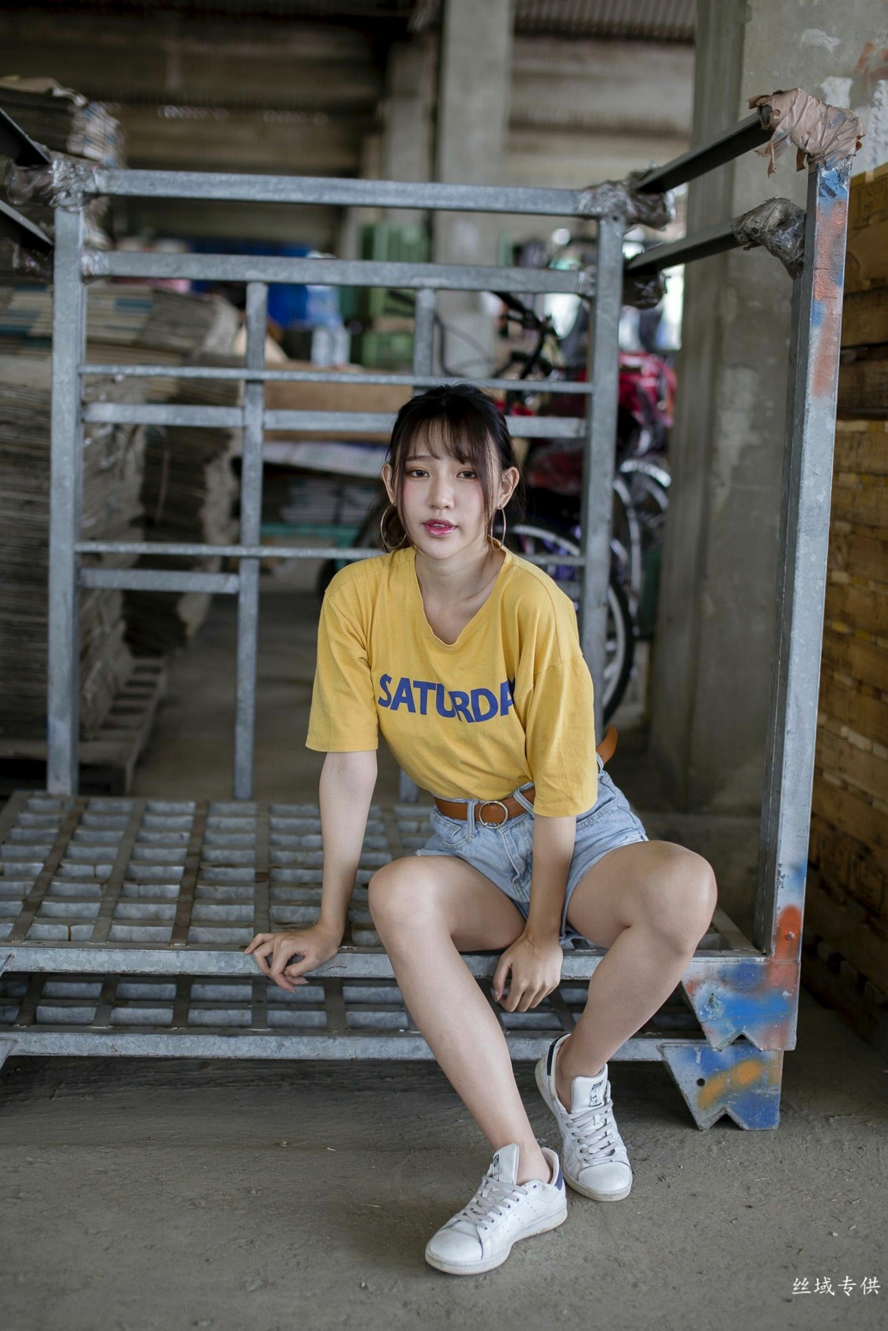 Gallery - 台湾正妹比比儿《小清新外拍》户外街拍写真集，展现邻家女孩纯美气质与动人魅力台湾清新户外街拍治愈系 比比儿女神私房照_秀色女神 - image 47