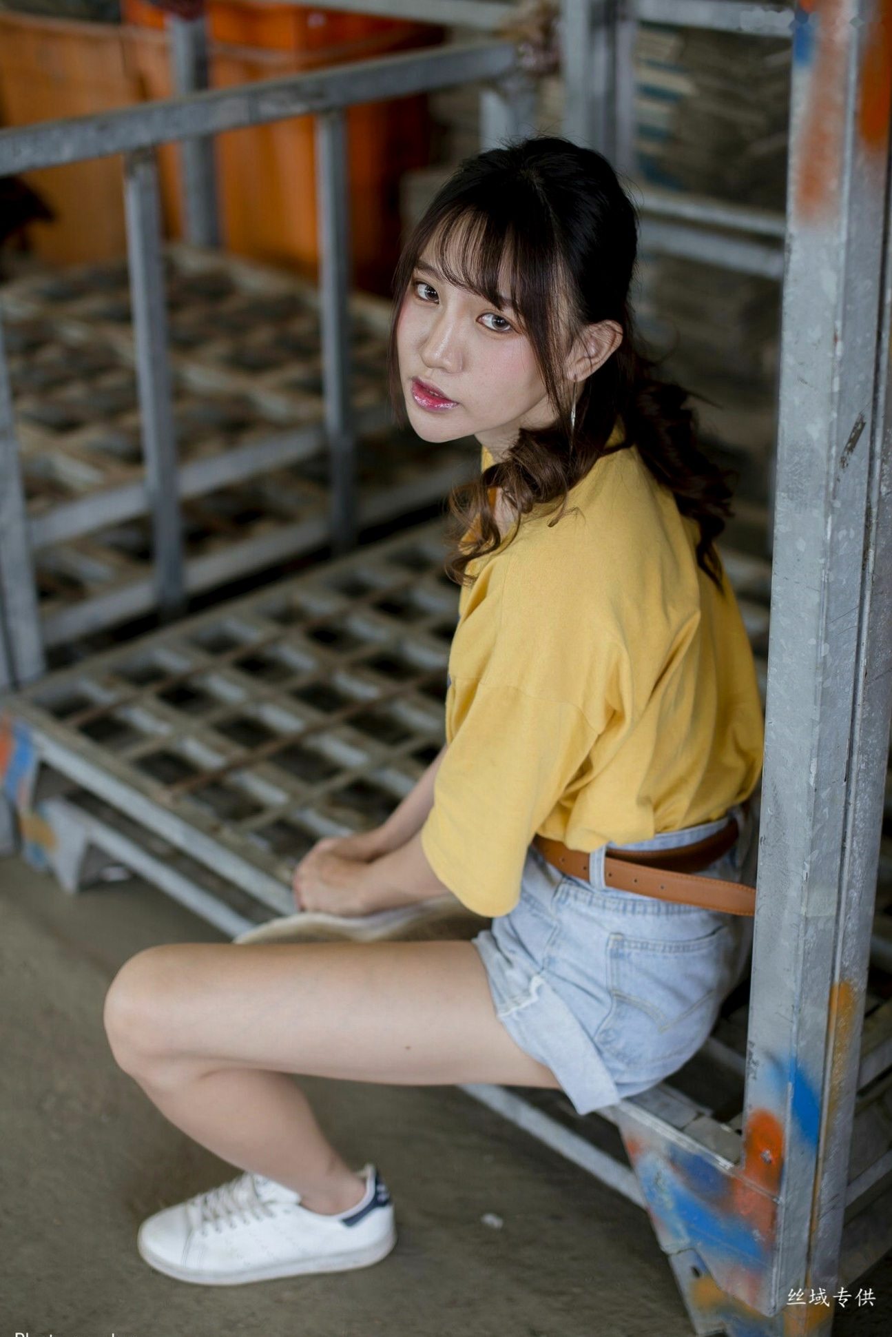 Gallery - 台湾正妹比比儿《小清新外拍》户外街拍写真集，展现邻家女孩纯美气质与动人魅力台湾清新户外街拍治愈系 比比儿女神私房照_秀色女神 - image 48