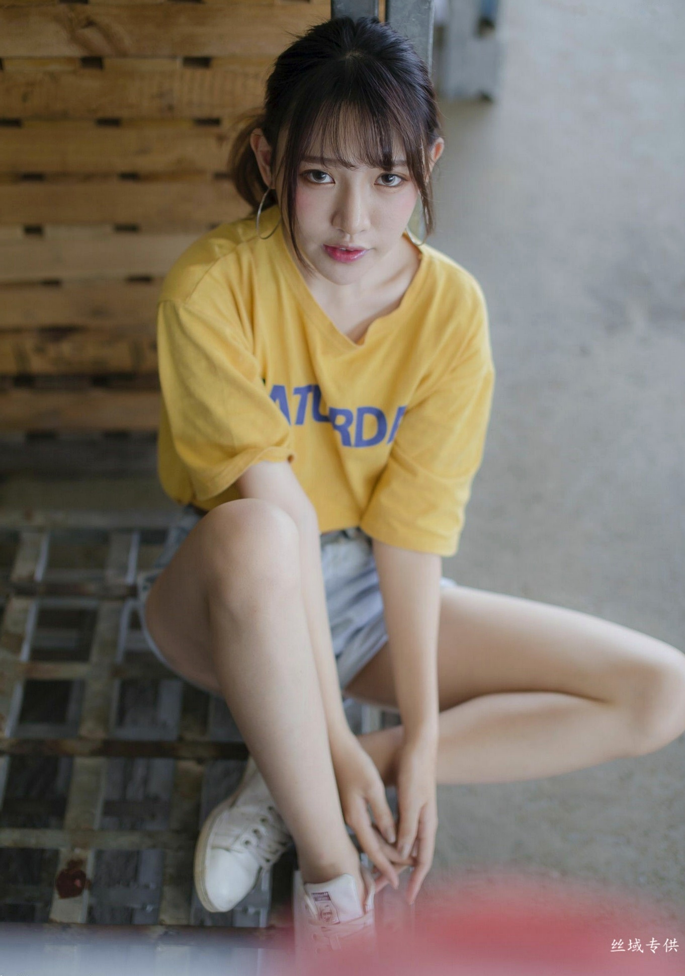 Gallery - 台湾正妹比比儿《小清新外拍》户外街拍写真集，展现邻家女孩纯美气质与动人魅力台湾清新户外街拍治愈系 比比儿女神私房照_秀色女神 - image 50