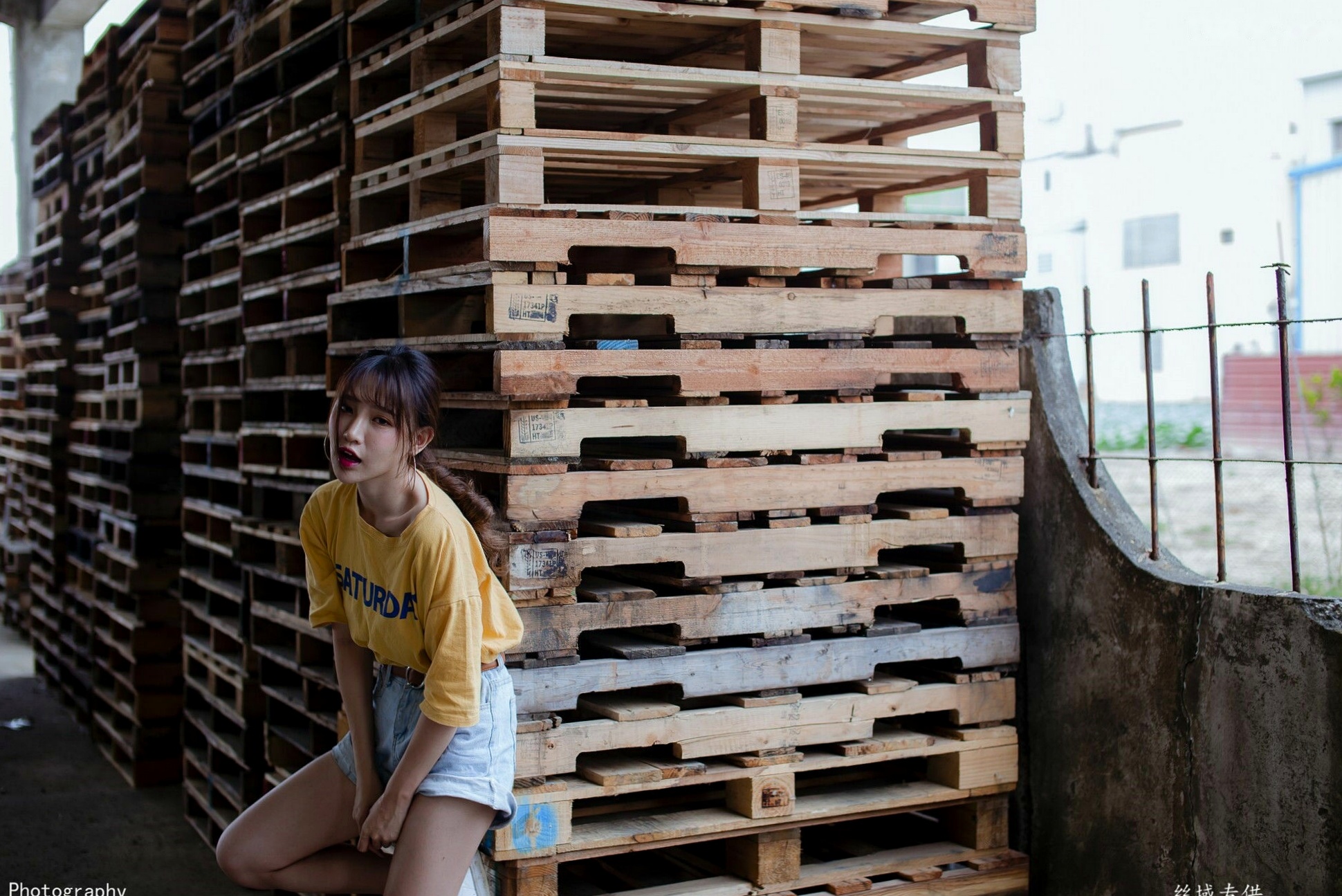 Gallery - 台湾正妹比比儿《小清新外拍》户外街拍写真集，展现邻家女孩纯美气质与动人魅力台湾清新户外街拍治愈系 比比儿女神私房照_秀色女神 - image 61