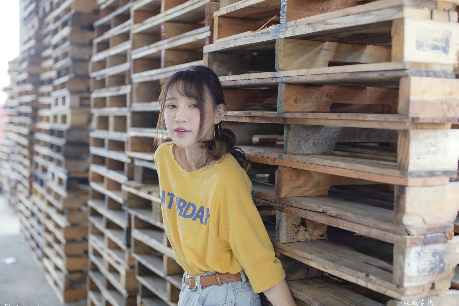 Gallery - 台湾正妹比比儿《小清新外拍》户外街拍写真集，展现邻家女孩纯美气质与动人魅力台湾清新户外街拍治愈系 比比儿女神私房照_秀色女神 - image 63