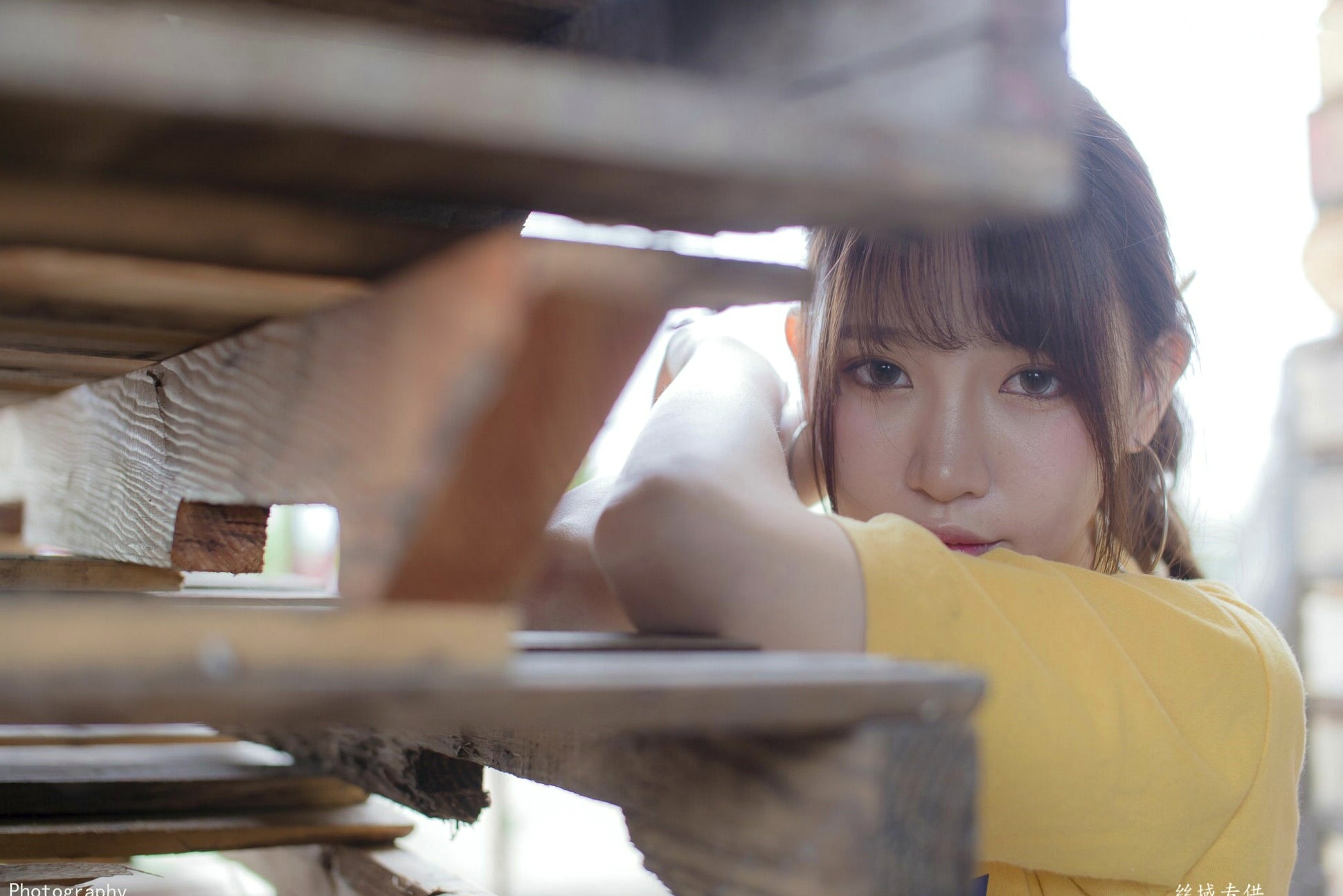 Gallery - 台湾正妹比比儿《小清新外拍》户外街拍写真集，展现邻家女孩纯美气质与动人魅力台湾清新户外街拍治愈系 比比儿女神私房照_秀色女神 - image 67