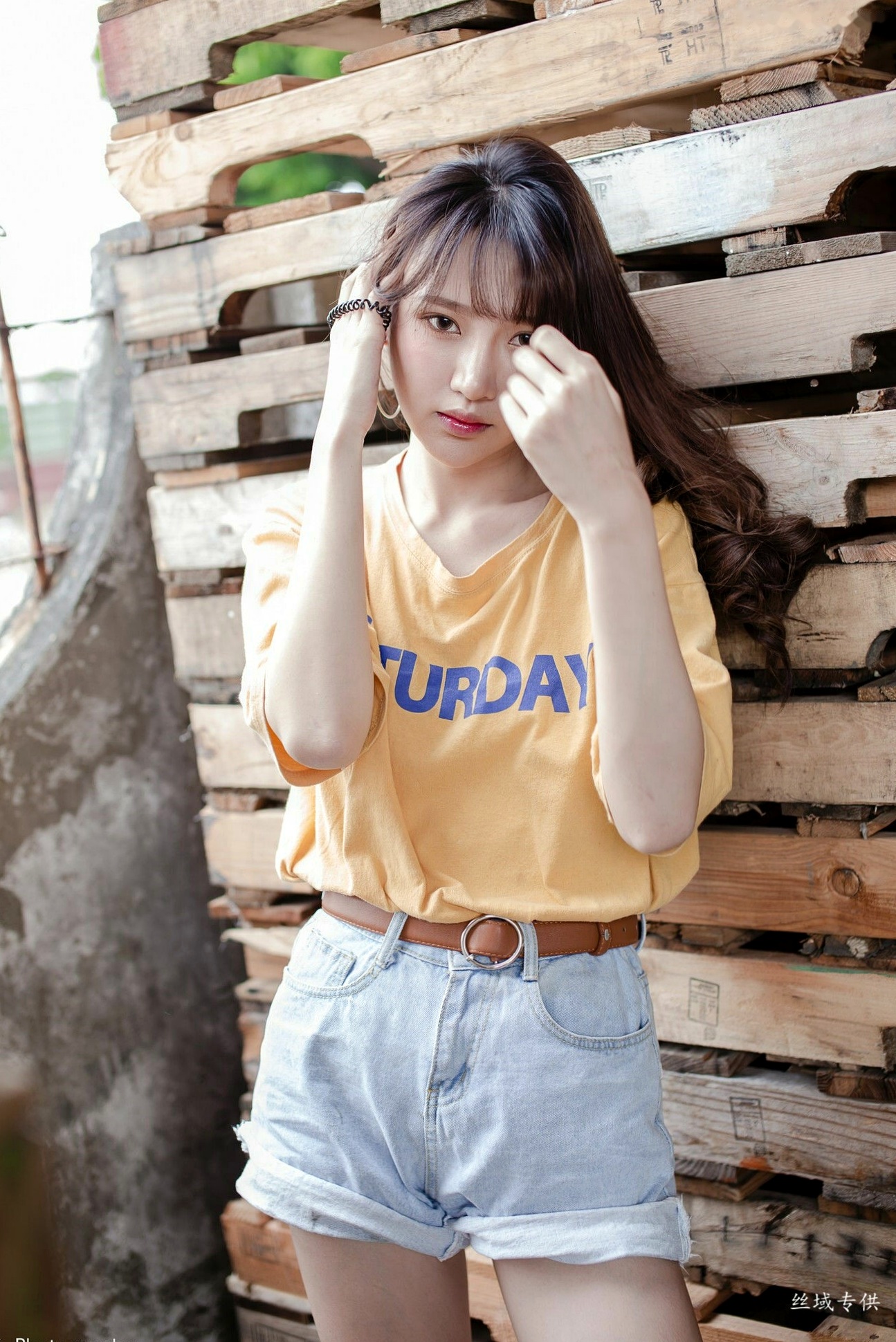 Gallery - 台湾正妹比比儿《小清新外拍》户外街拍写真集，展现邻家女孩纯美气质与动人魅力台湾清新户外街拍治愈系 比比儿女神私房照_秀色女神 - image 74